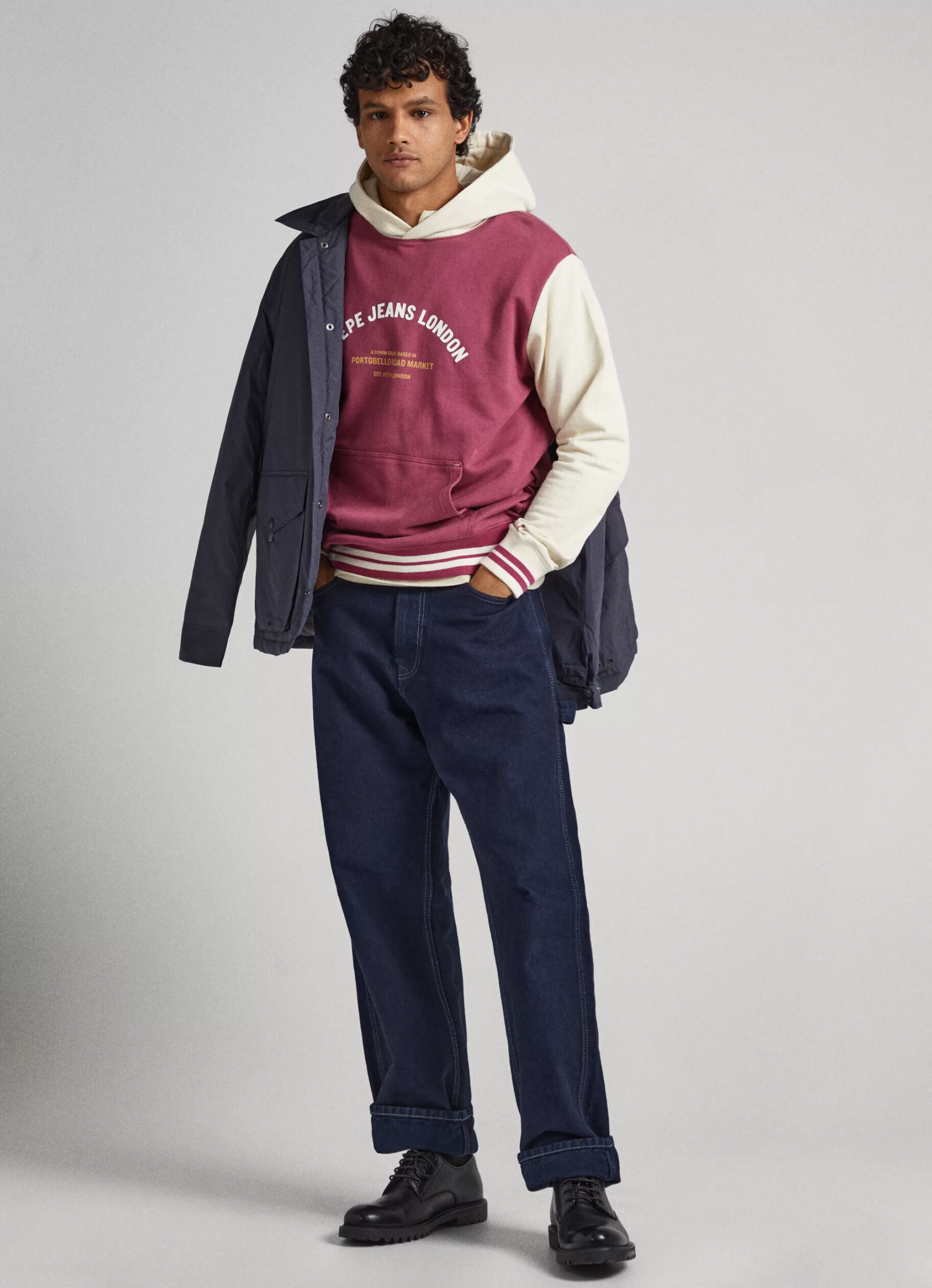 Homem Pepe Jeans Sweatshirts>Sweatshirt Algodao Com Capuz