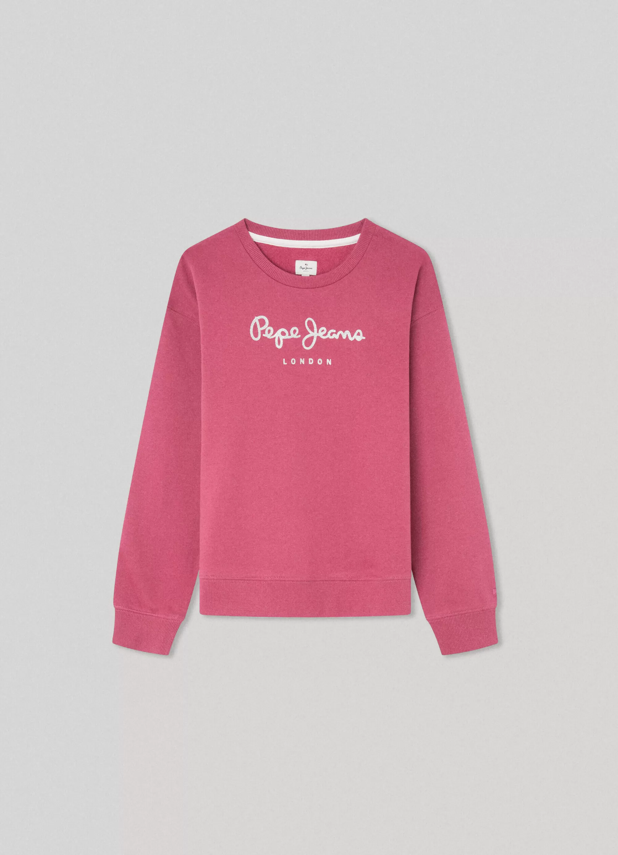 Rapariga Pepe Jeans Sweatshirts E Malhas>Sweatshirt Algodao Logo Estampado