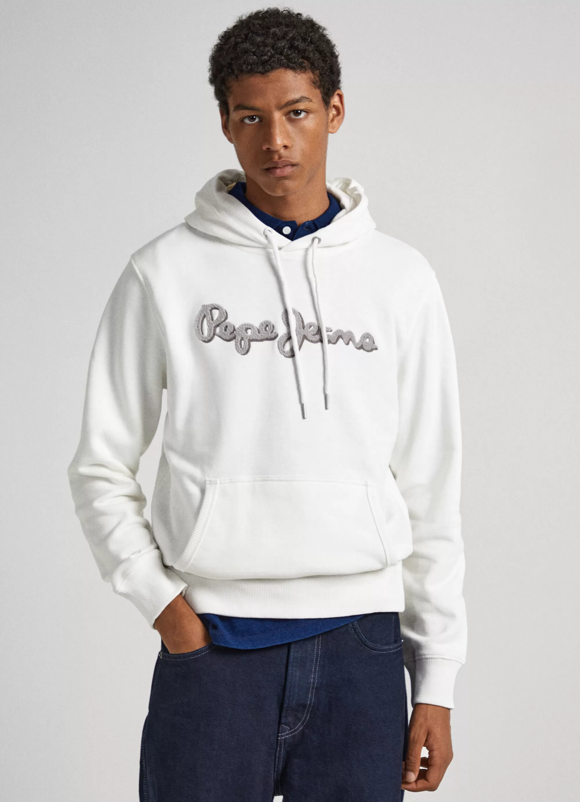 Homem Pepe Jeans Sweatshirts>Sweatshirt Capuz Ajustavel