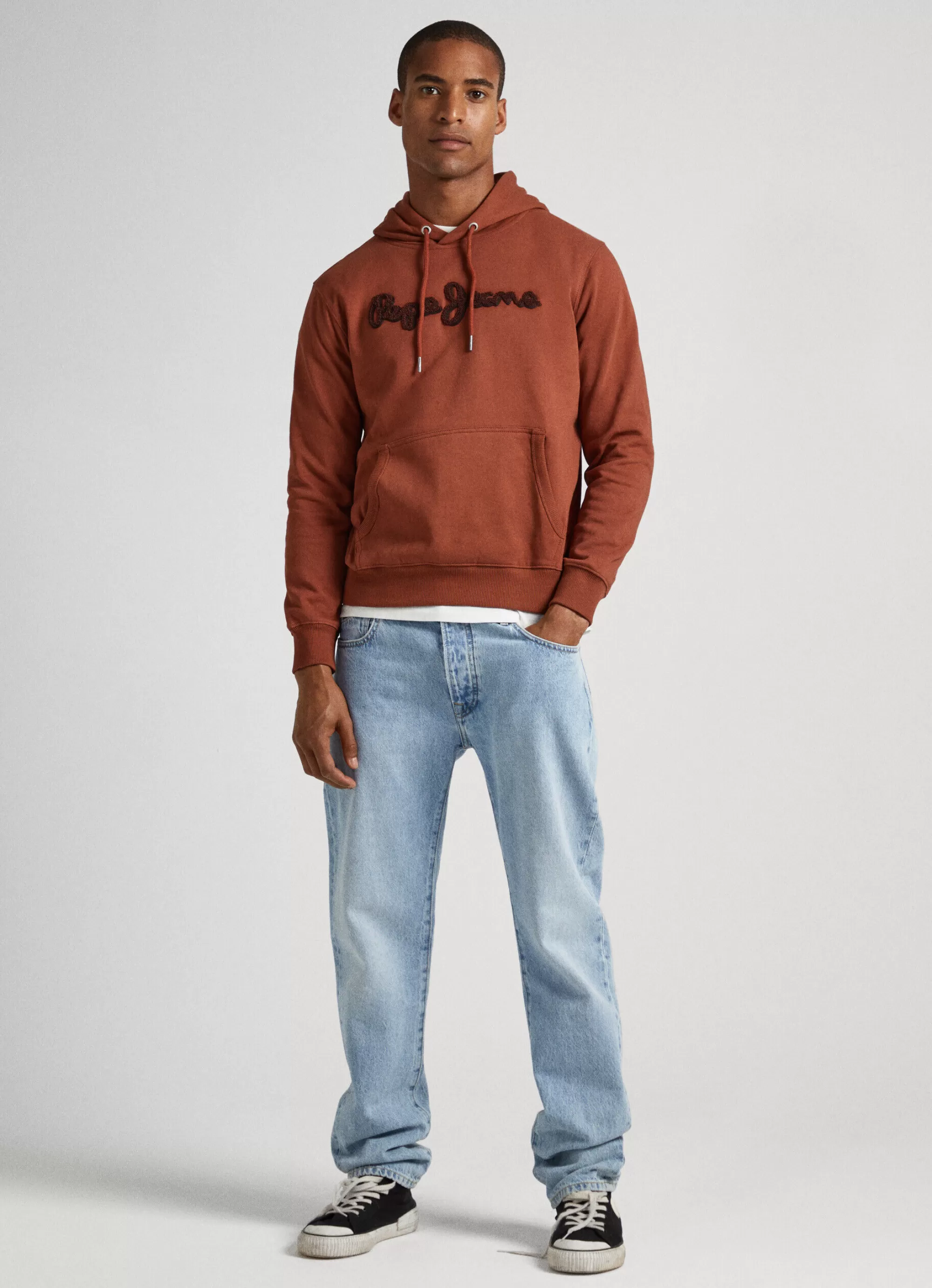 Homem Pepe Jeans Sweatshirts>Sweatshirt Capuz Ajustavel