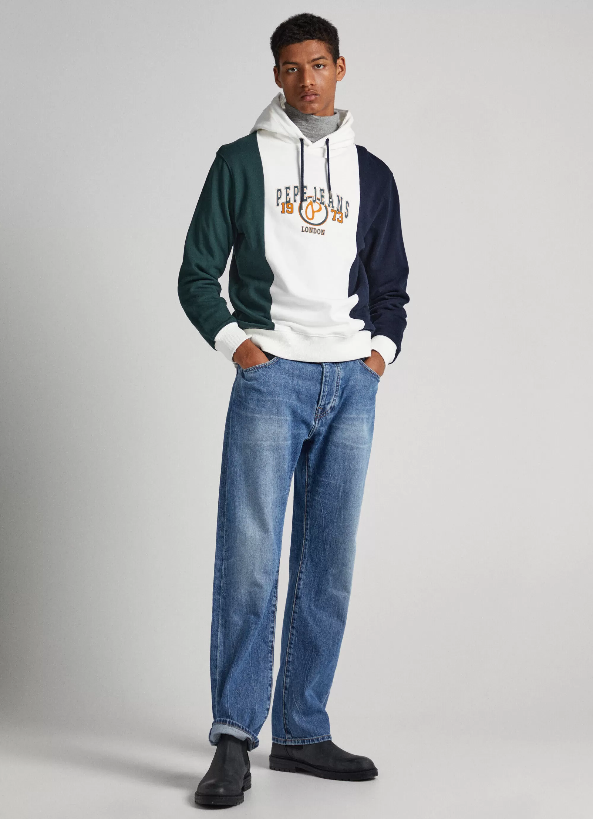 Homem Pepe Jeans Sweatshirts>Sweatshirt Color Block