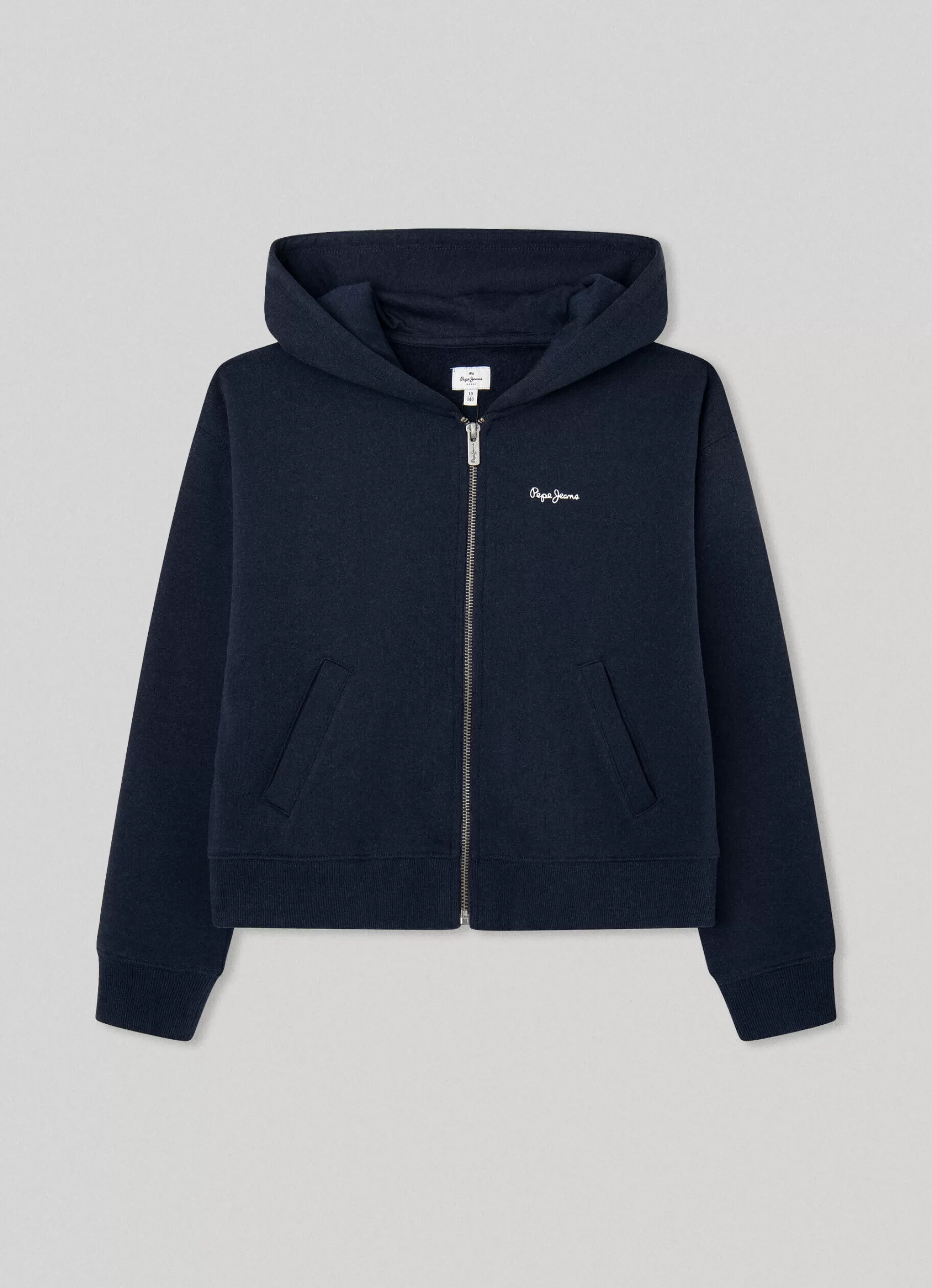 Rapariga Pepe Jeans Sweatshirts E Malhas>Sweatshirt Com Fecho De Correr