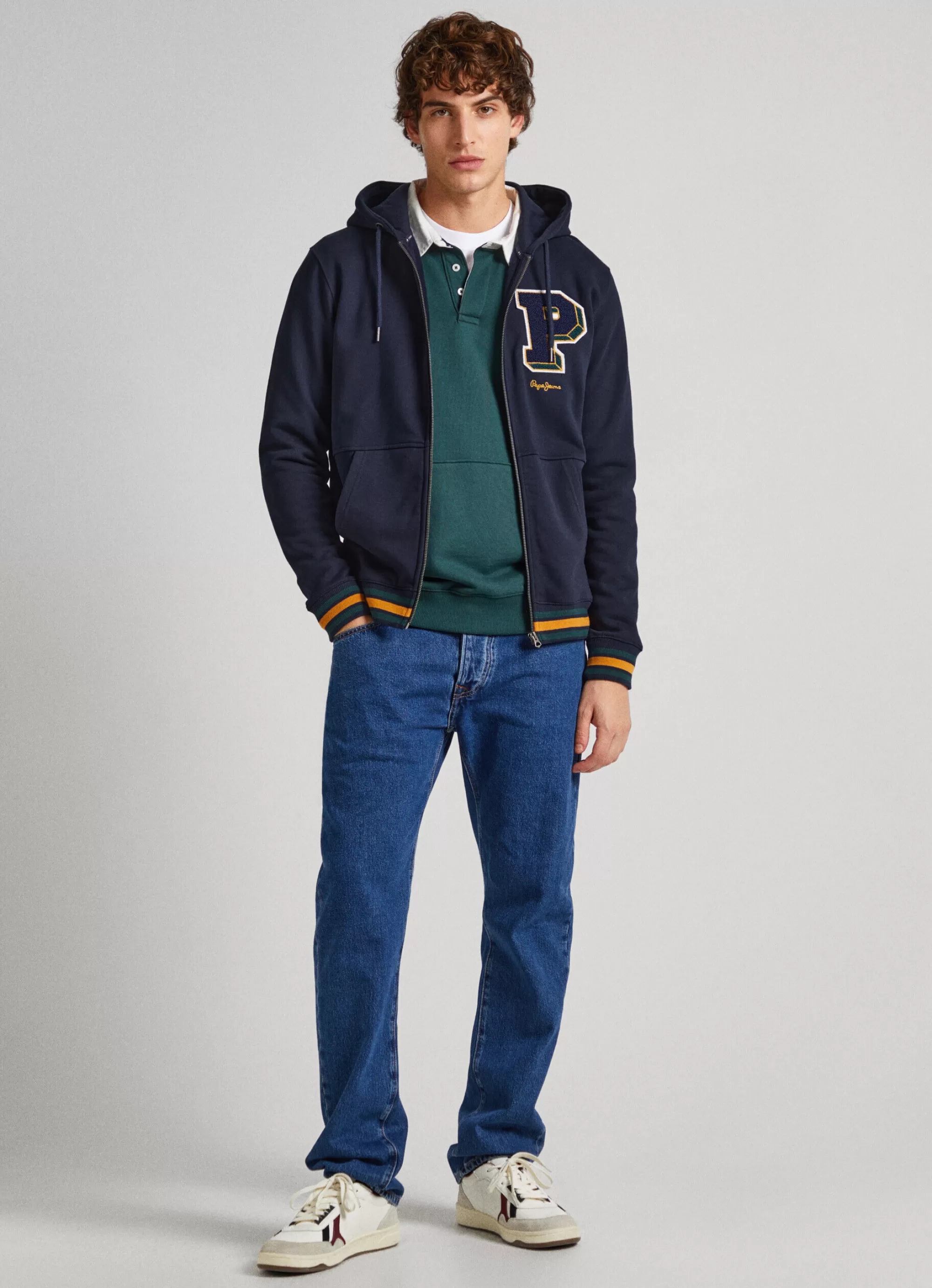 Homem Pepe Jeans Sweatshirts>Sweatshirt Com Fecho De Correr