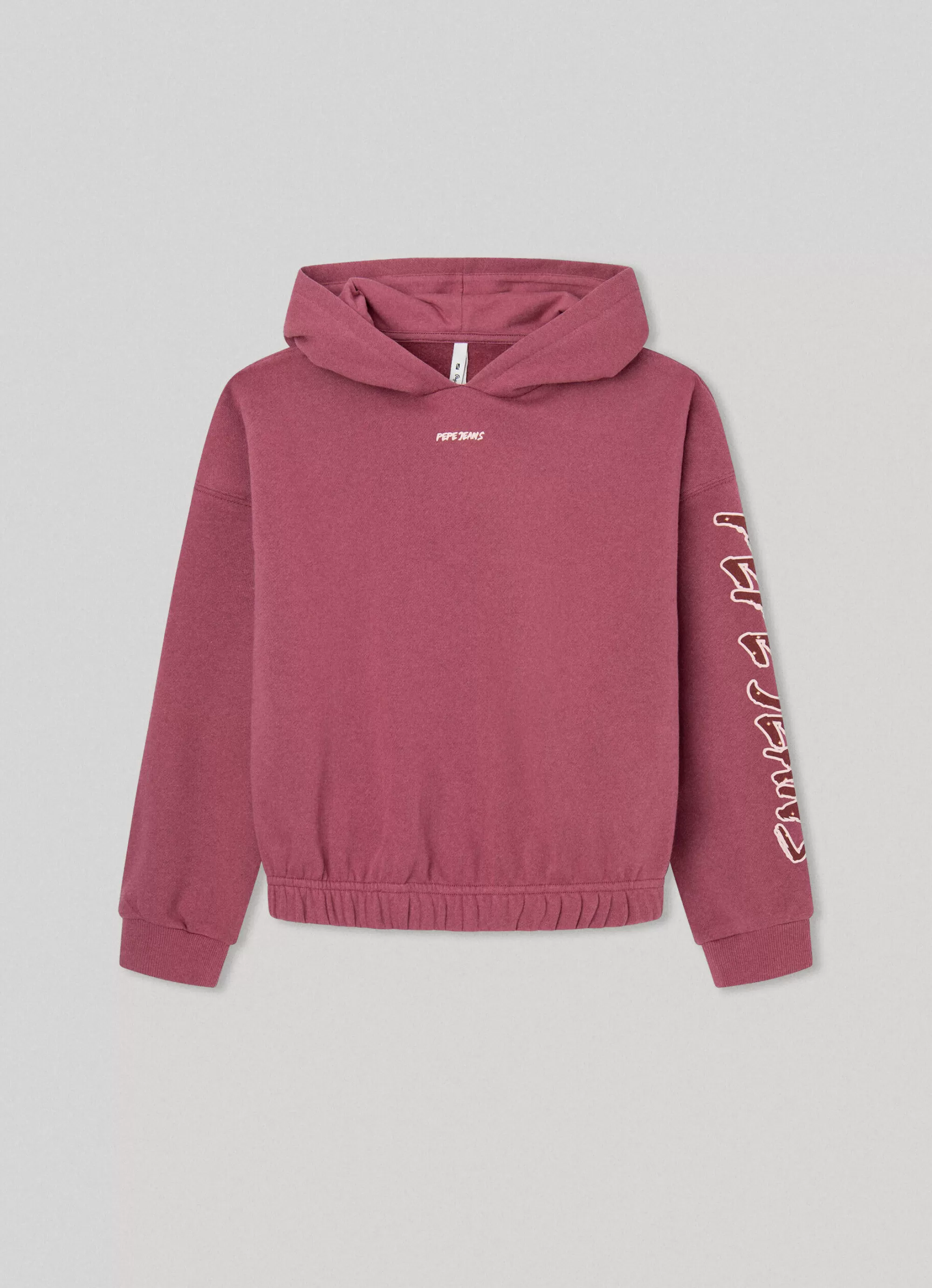 Rapariga Pepe Jeans Sweatshirts E Malhas>Sweatshirt De Algodao Com Capuz