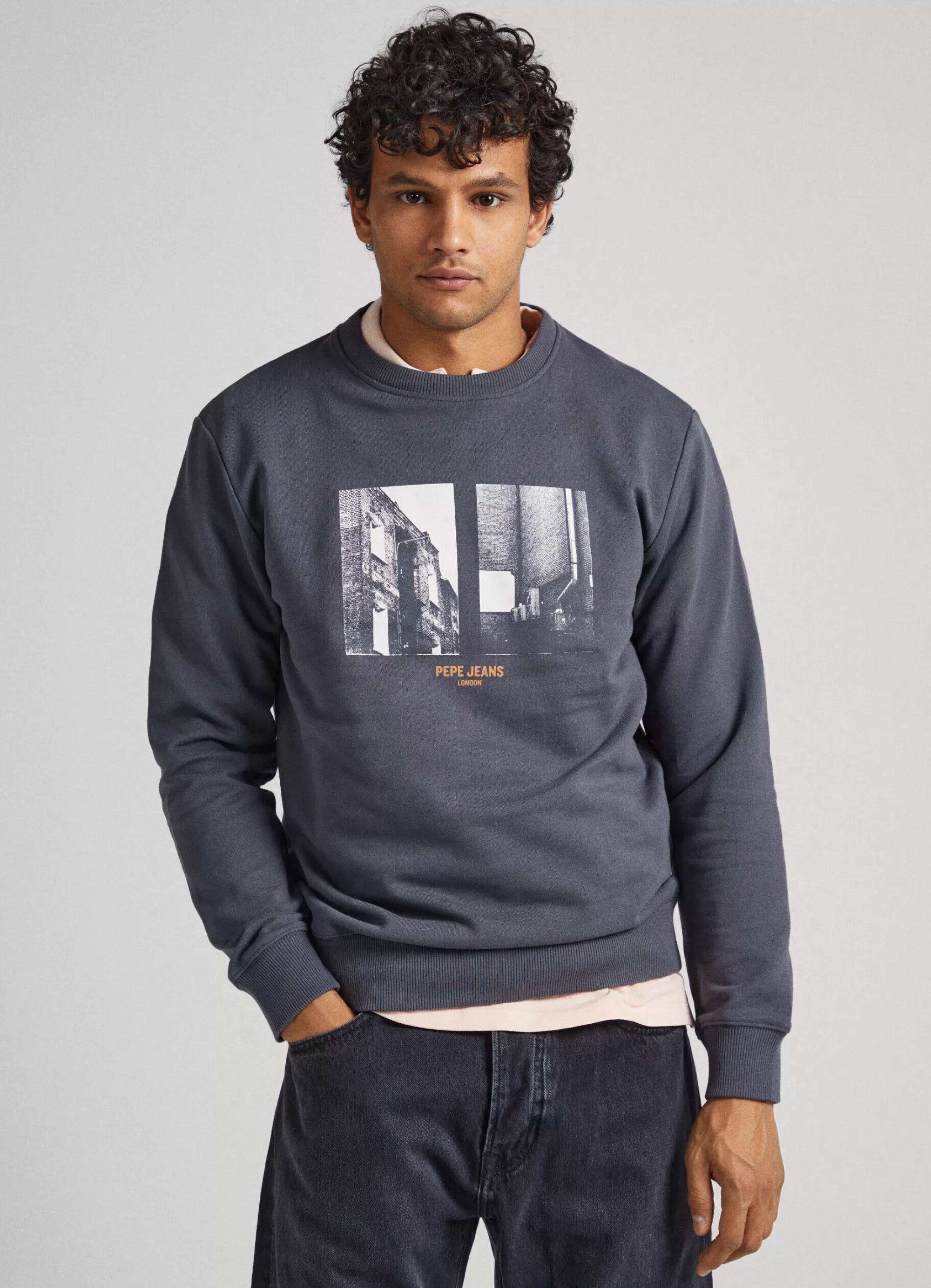 Homem Pepe Jeans Sweatshirts>Sweatshirt Estampado Fotografico