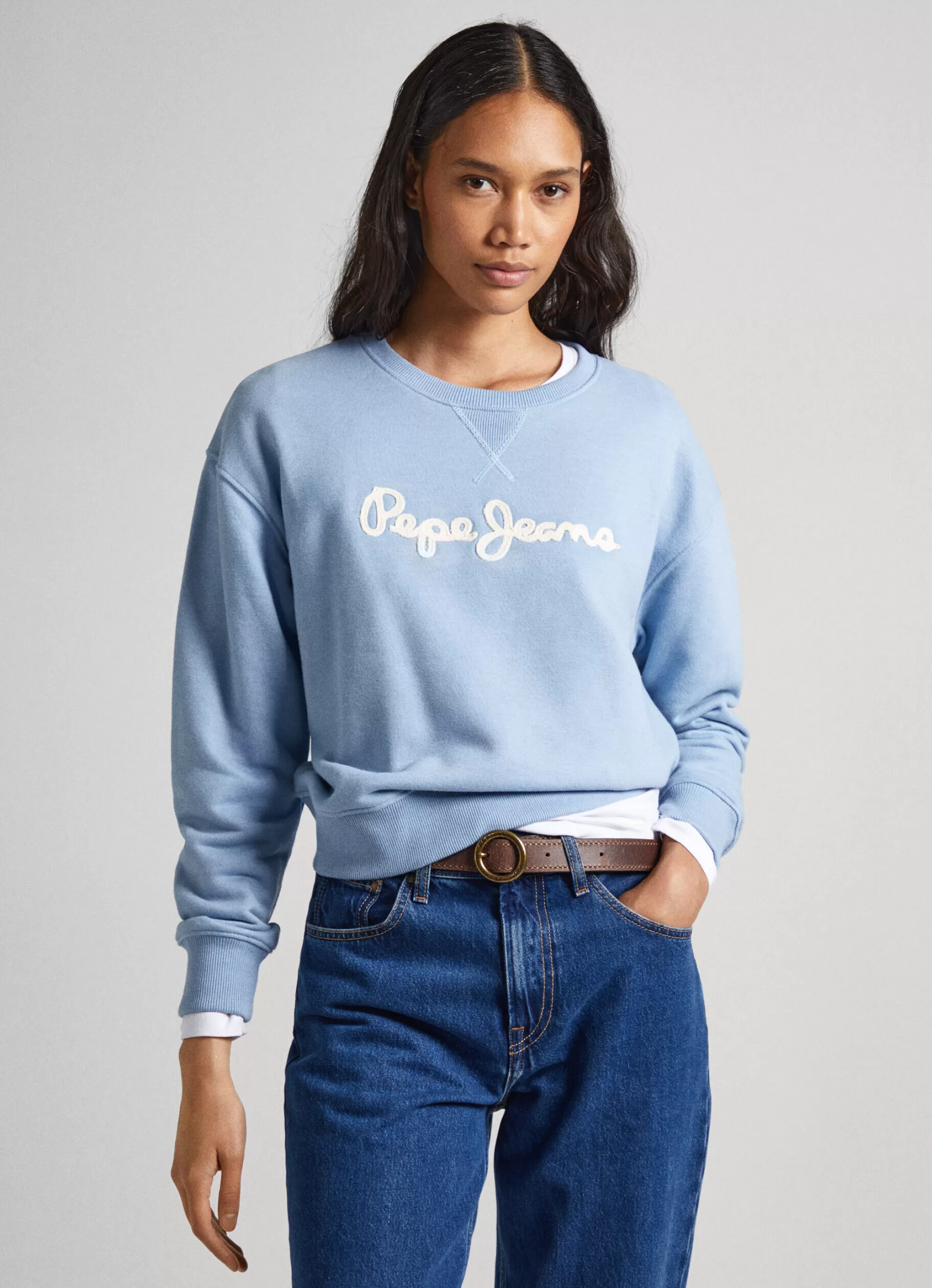 Mulher Pepe Jeans Sweatshirts>Sweatshirt Logo Estampado