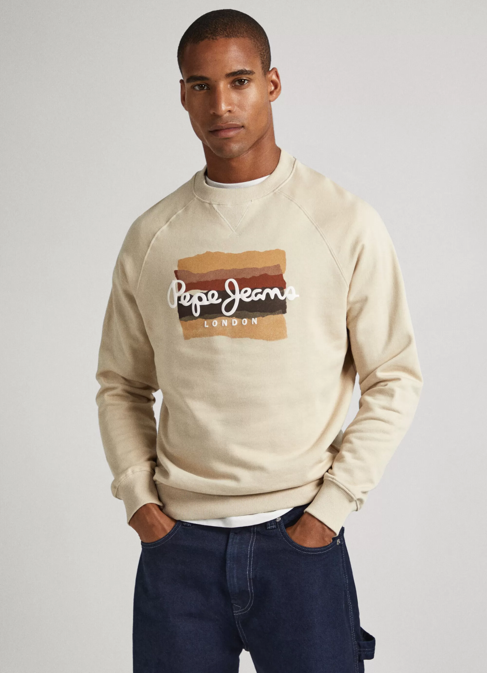 Homem Pepe Jeans Sweatshirts>Sweatshirt Logo Estampado