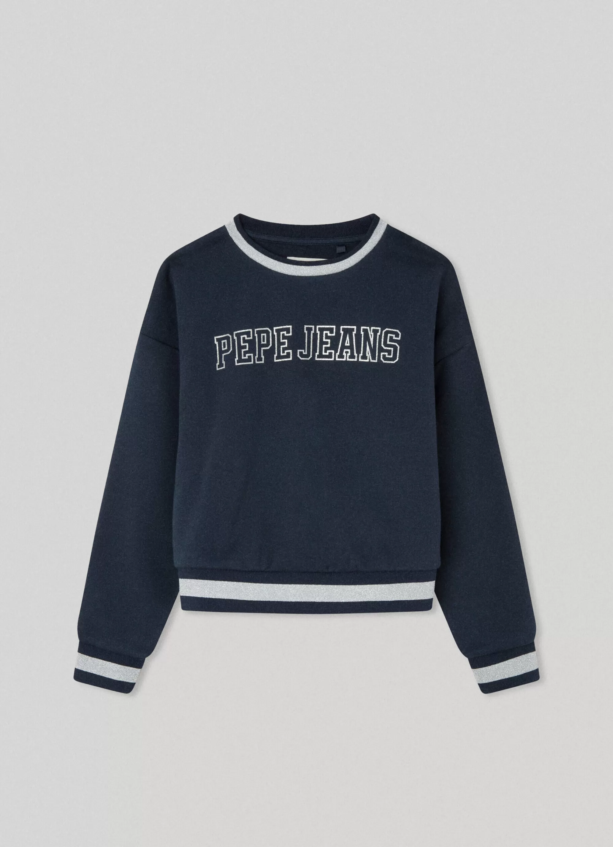 Rapariga Pepe Jeans Sweatshirts E Malhas>Sweatshirt Logo Estampado