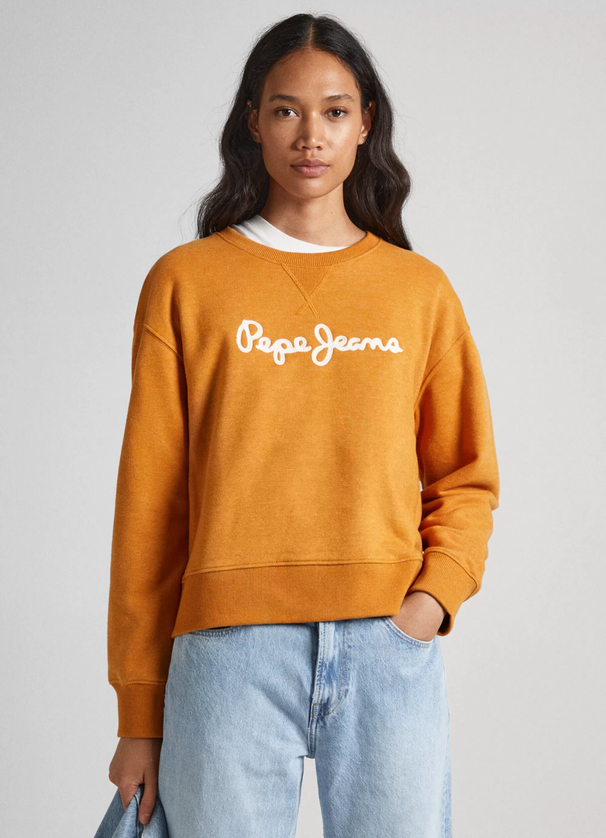 Mulher Pepe Jeans Sweatshirts>Sweatshirt Logo Estampado