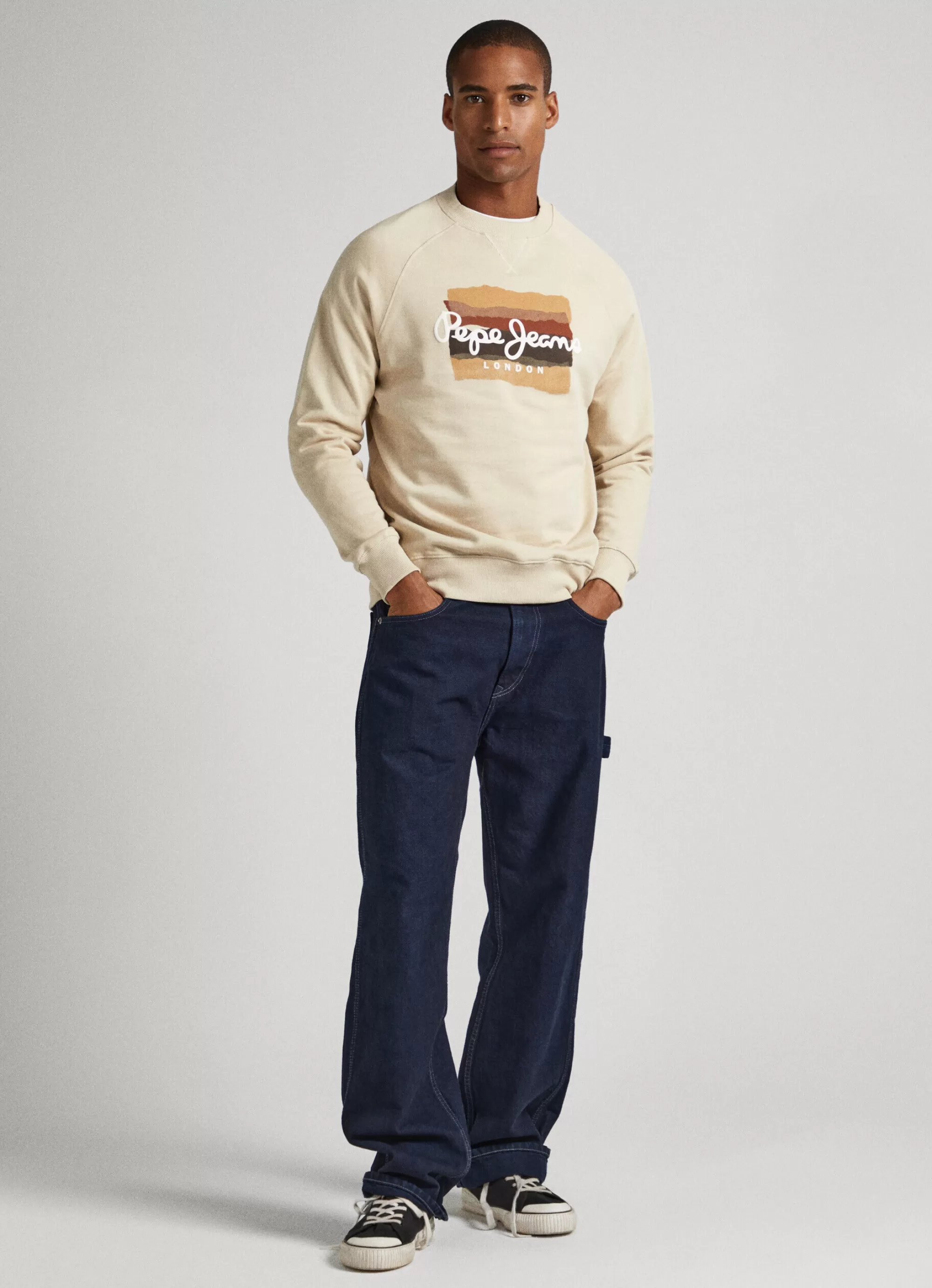 Homem Pepe Jeans Sweatshirts>Sweatshirt Logo Estampado