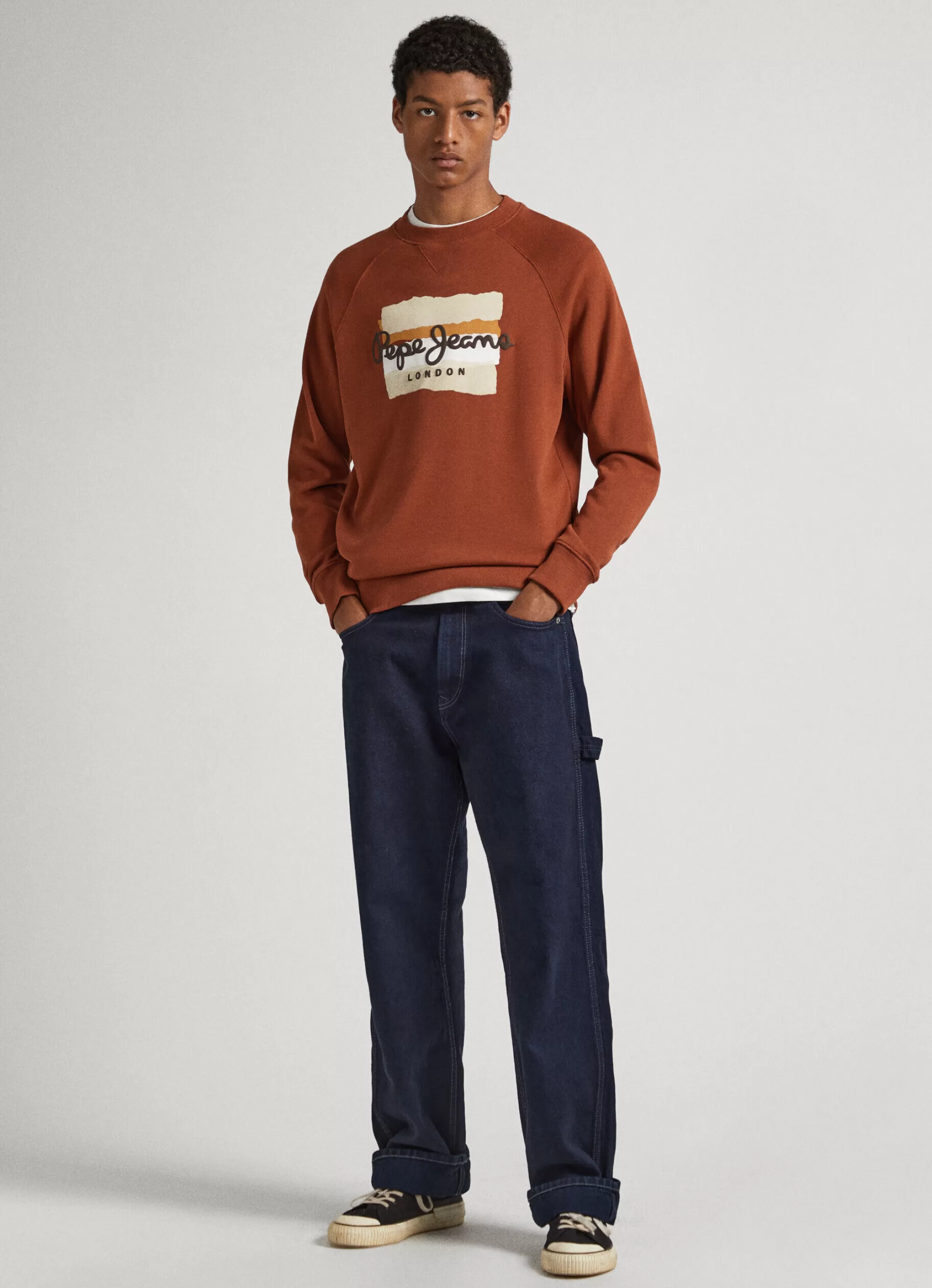 Homem Pepe Jeans Sweatshirts>Sweatshirt Logo Estampado