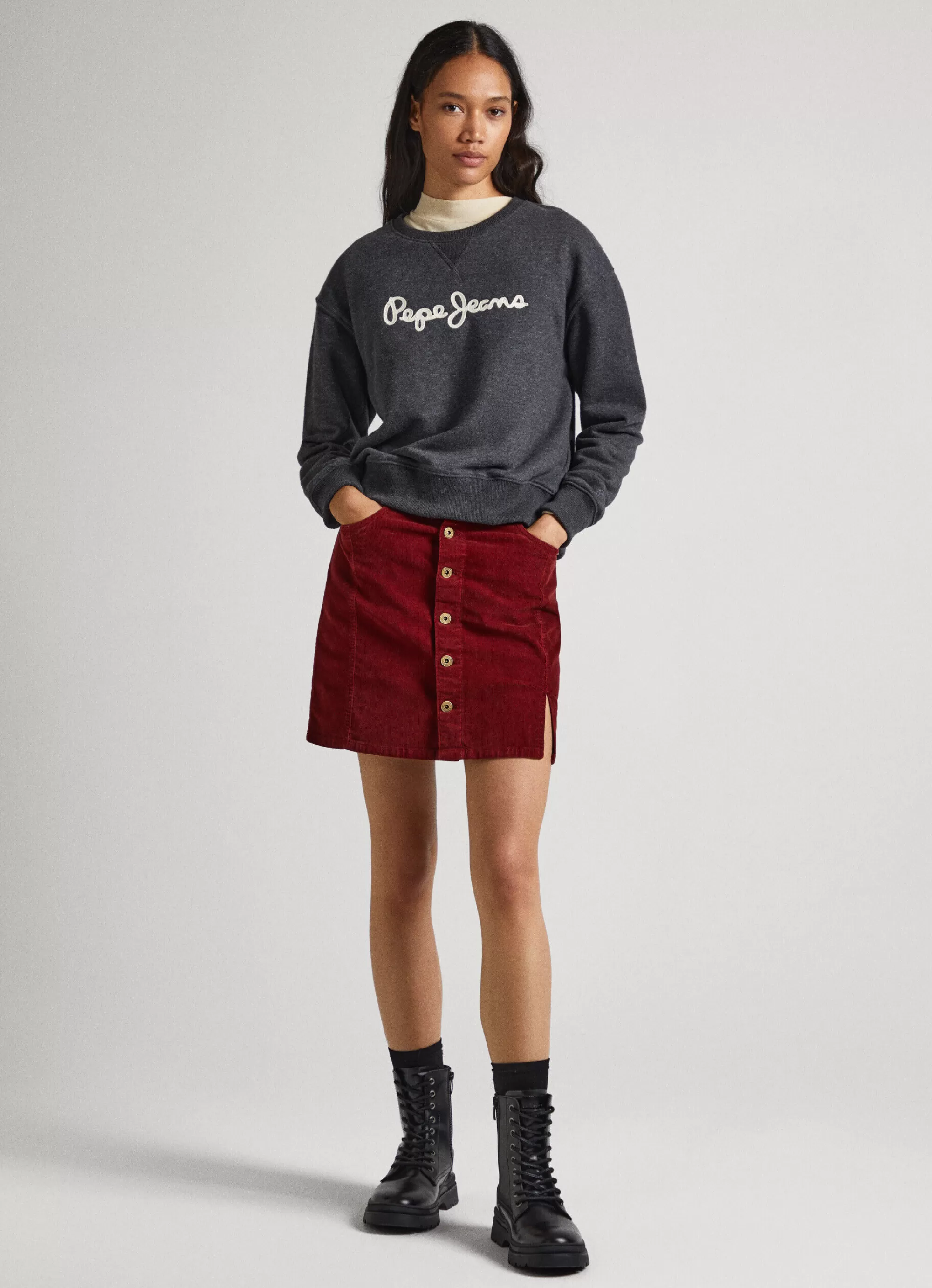 Mulher Pepe Jeans Sweatshirts>Sweatshirt Logo Estampado