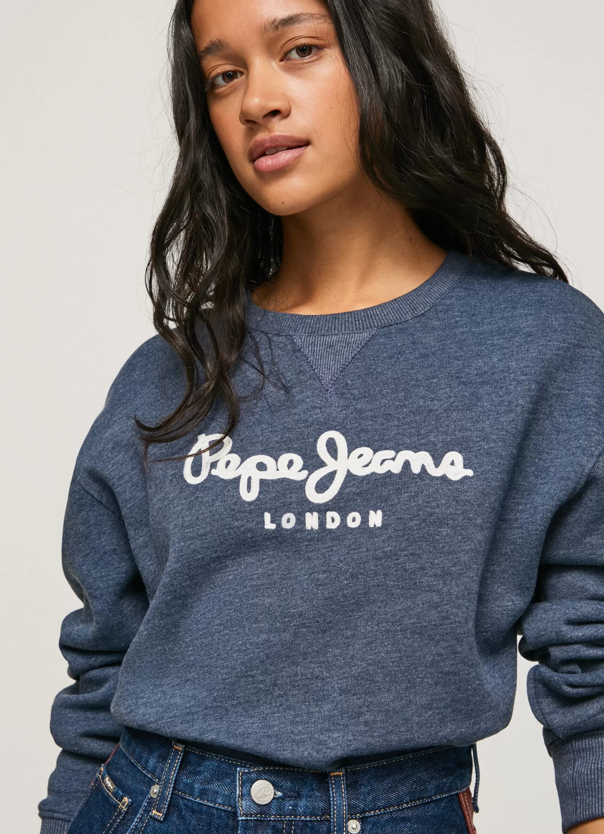 Mulher Pepe Jeans Sweatshirts>Sweatshirt Logo Estampado