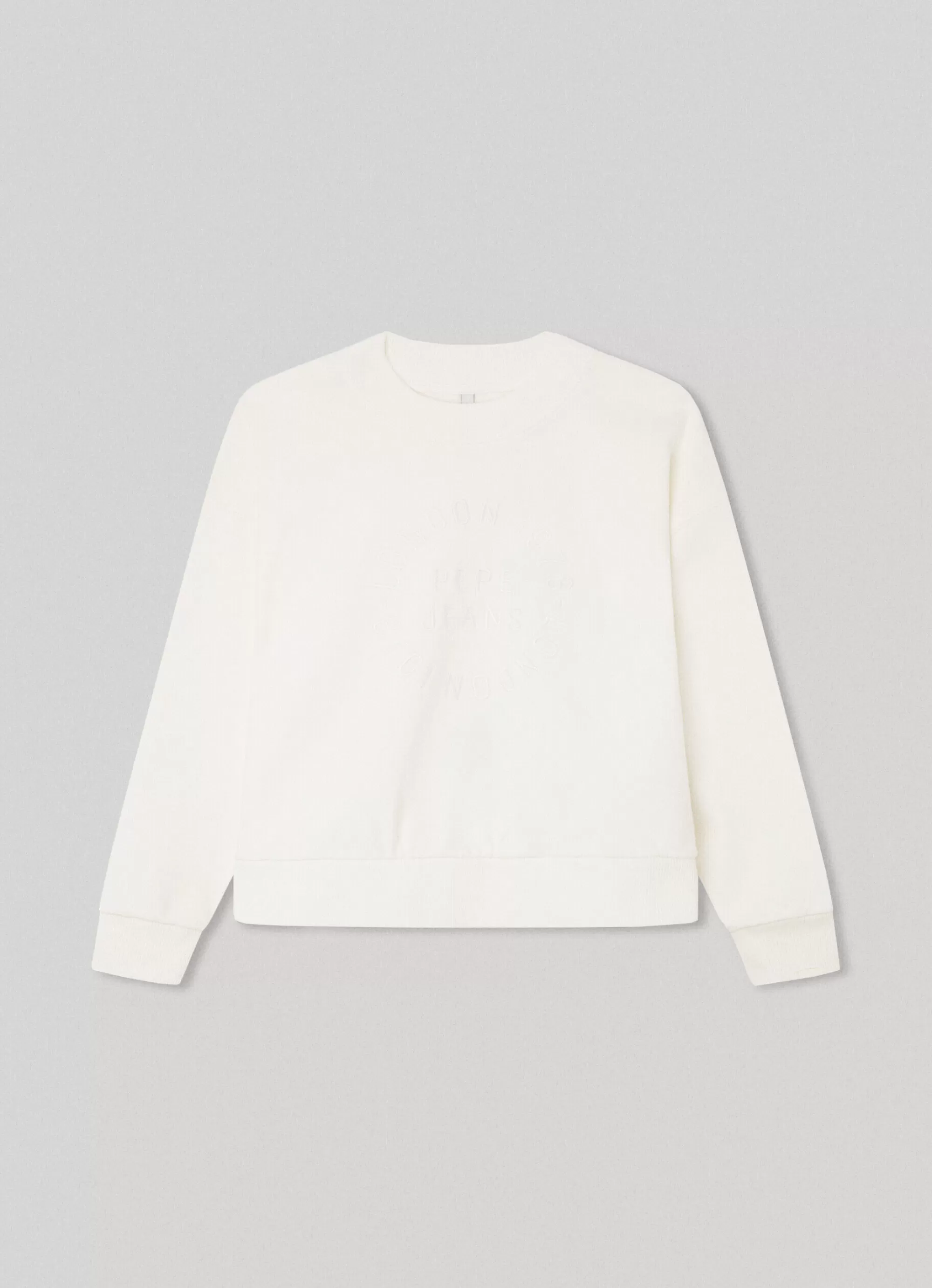 Rapariga Pepe Jeans Sweatshirts E Malhas>Sweatshirt Logo Estampado Bordado