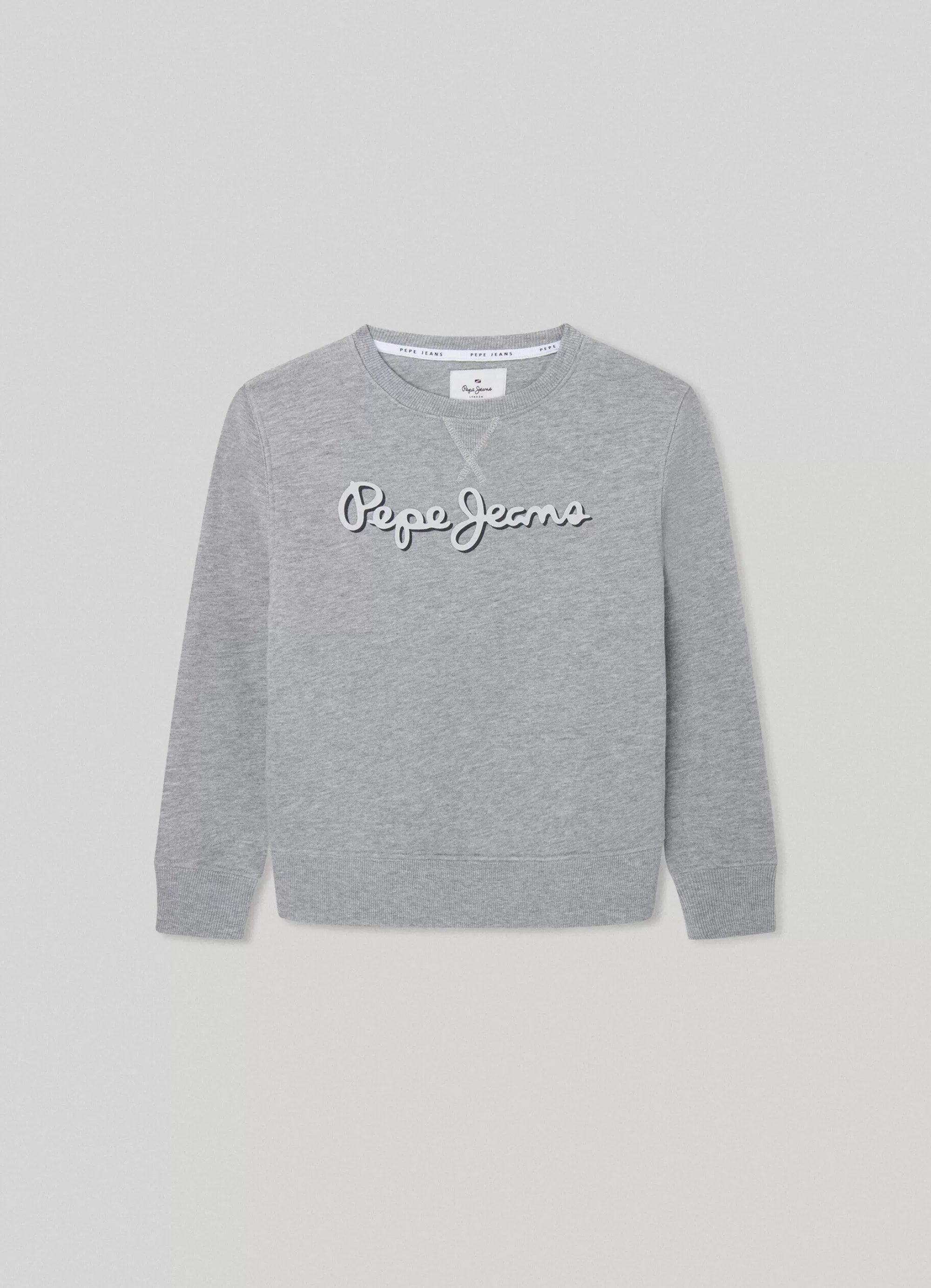 Rapaz Pepe Jeans Sweatshirts E Malhas>Sweatshirt Logo Estampado Em 3D