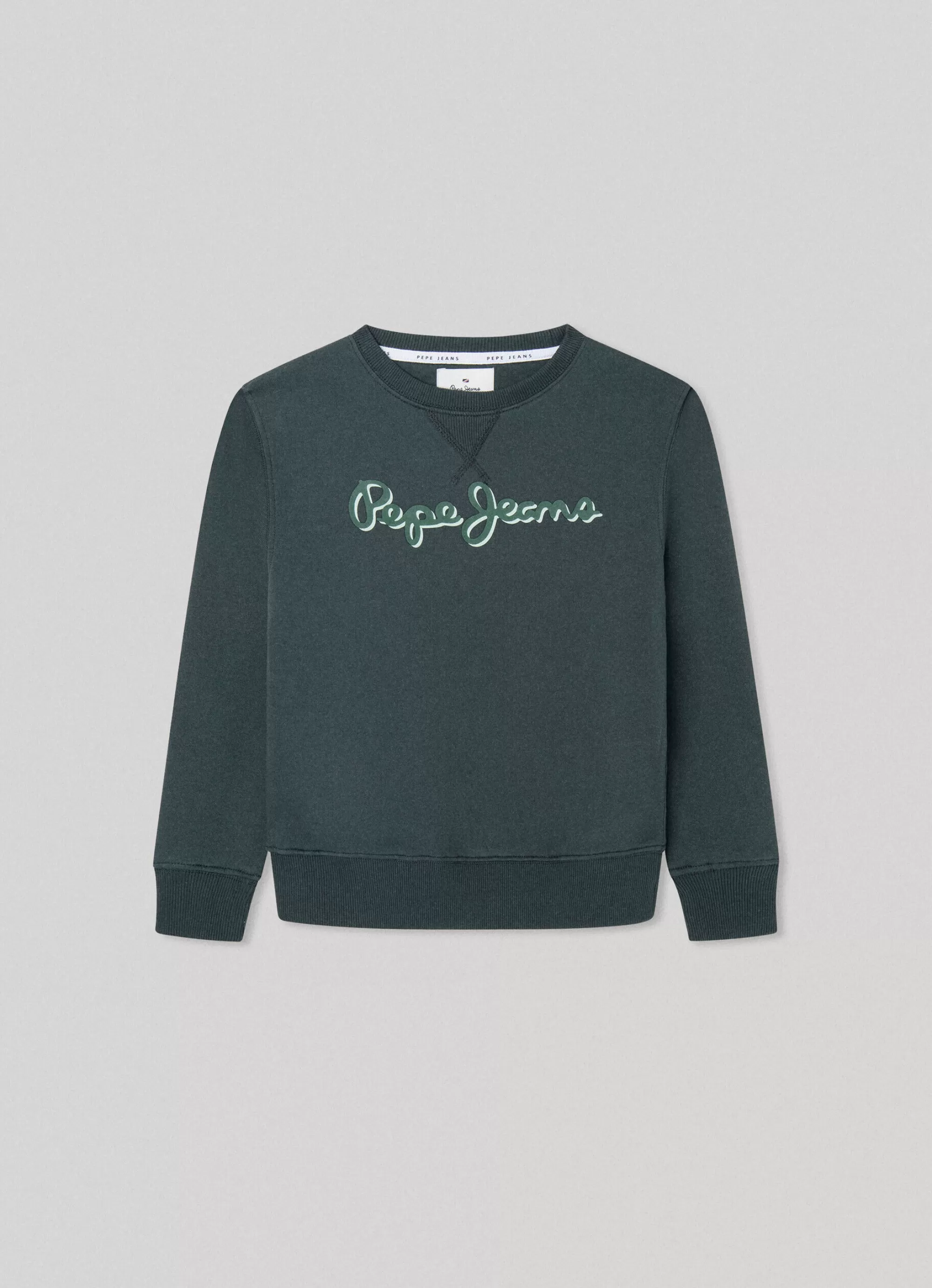 Rapaz Pepe Jeans Sweatshirts E Malhas>Sweatshirt Logo Estampado Em 3D