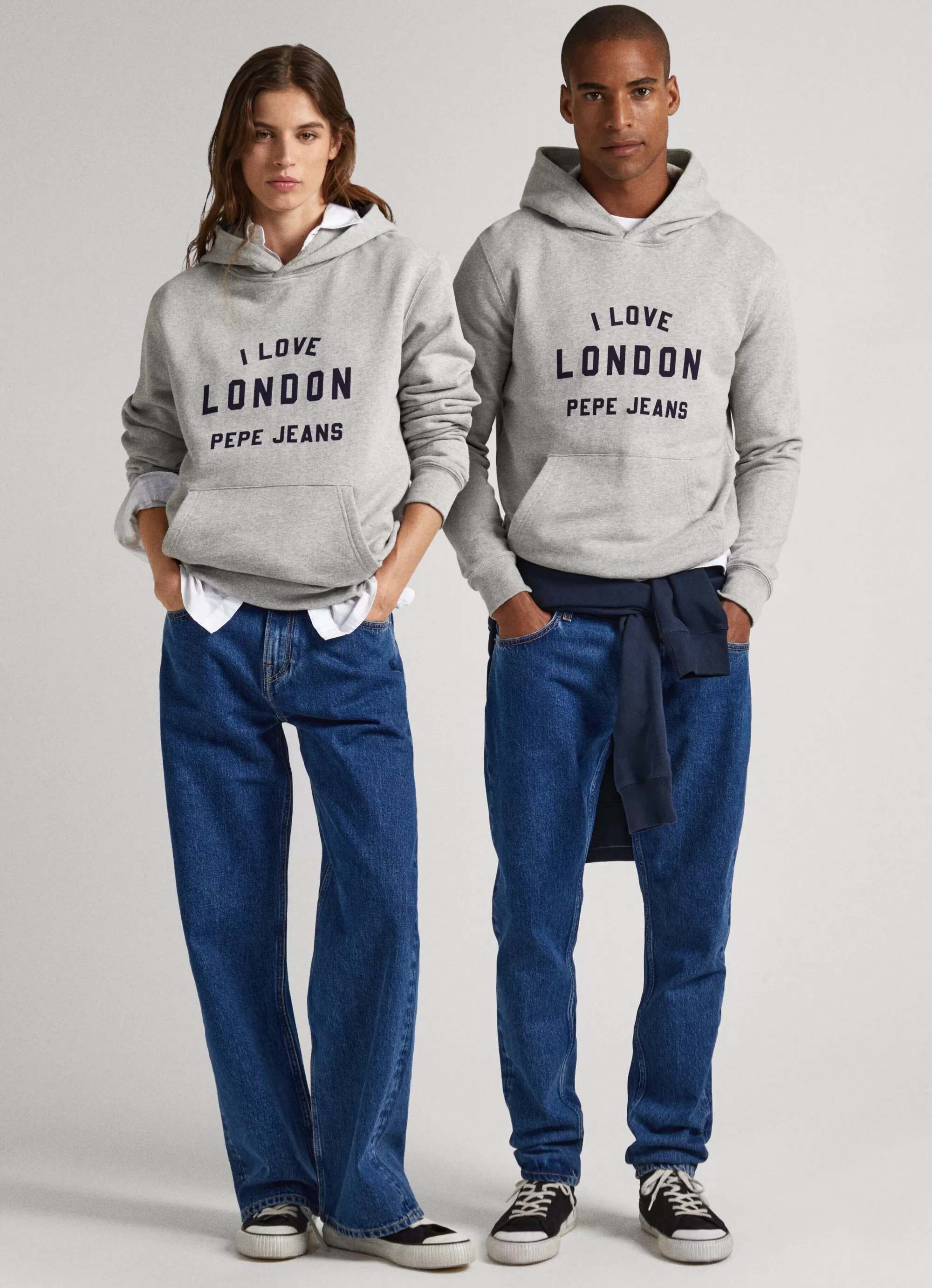 Homem Pepe Jeans Sweatshirts>Sweatshirt Unisexo Com Capuz