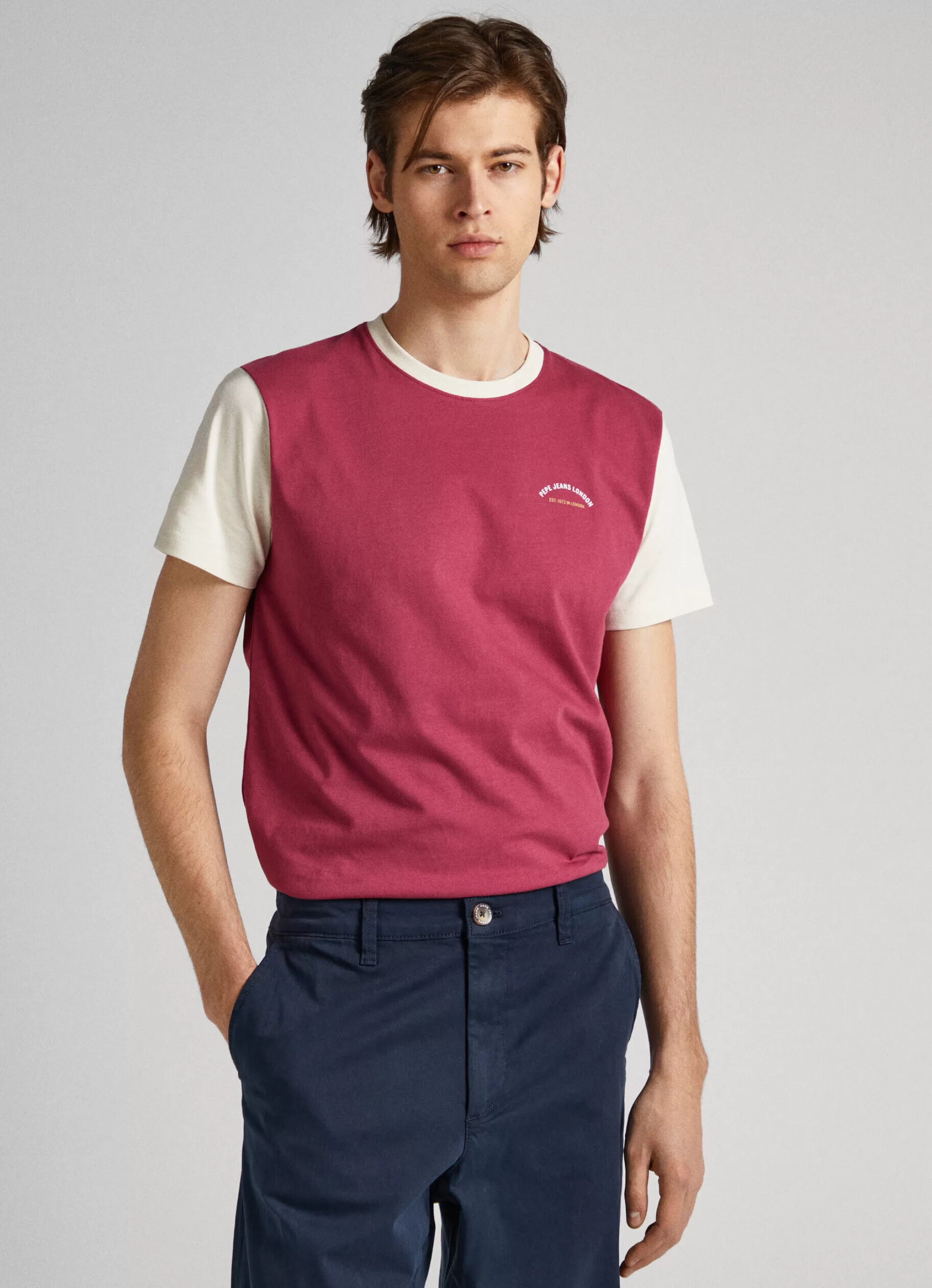 Homem Pepe Jeans T-Shirts>T-Shirt Color Block