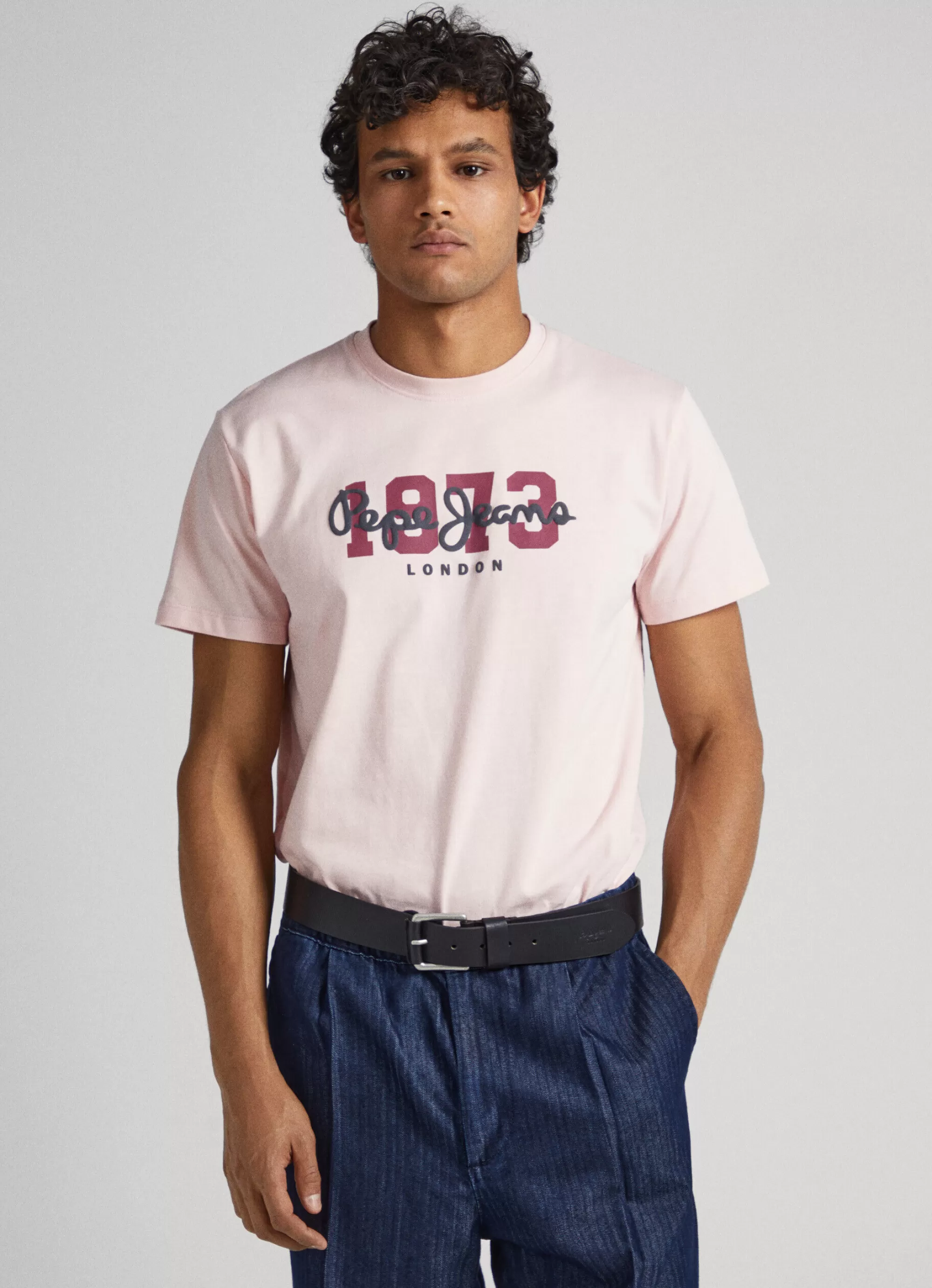 Homem Pepe Jeans T-Shirts>T-Shirt Com Logo 1973