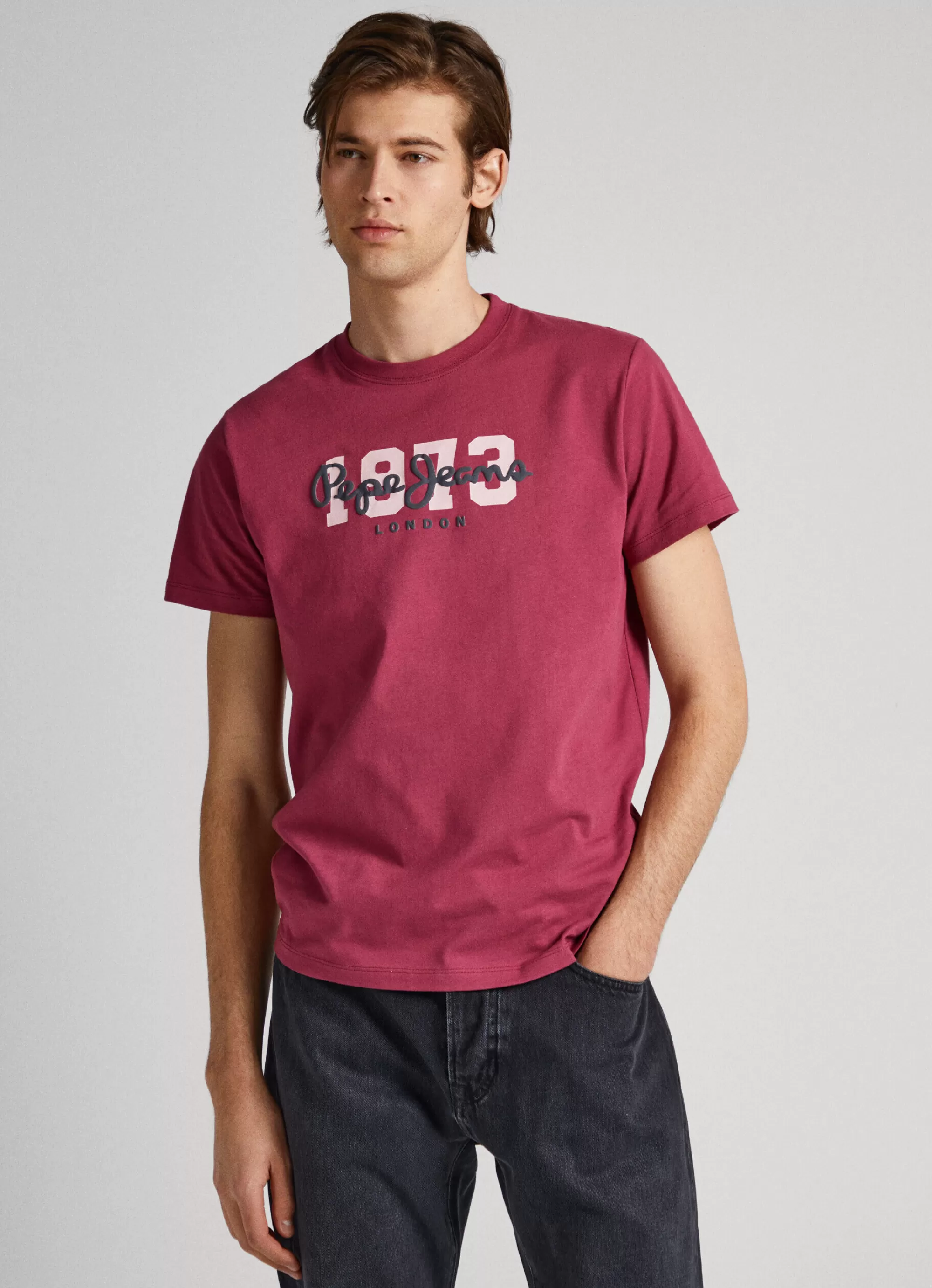 Homem Pepe Jeans T-Shirts>T-Shirt Com Logo 1973