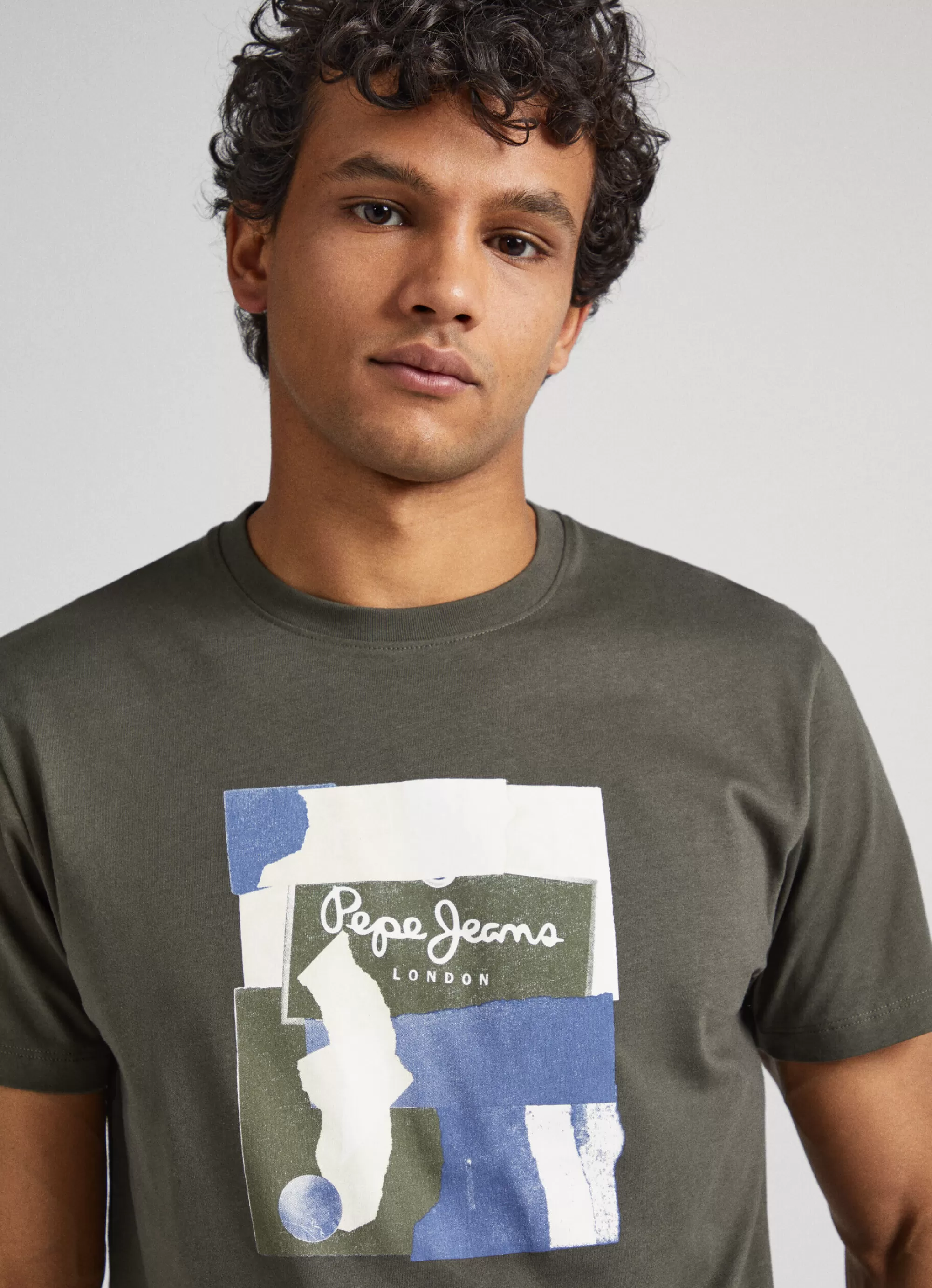 Homem Pepe Jeans T-Shirts>T-Shirt Com Logo Estampado