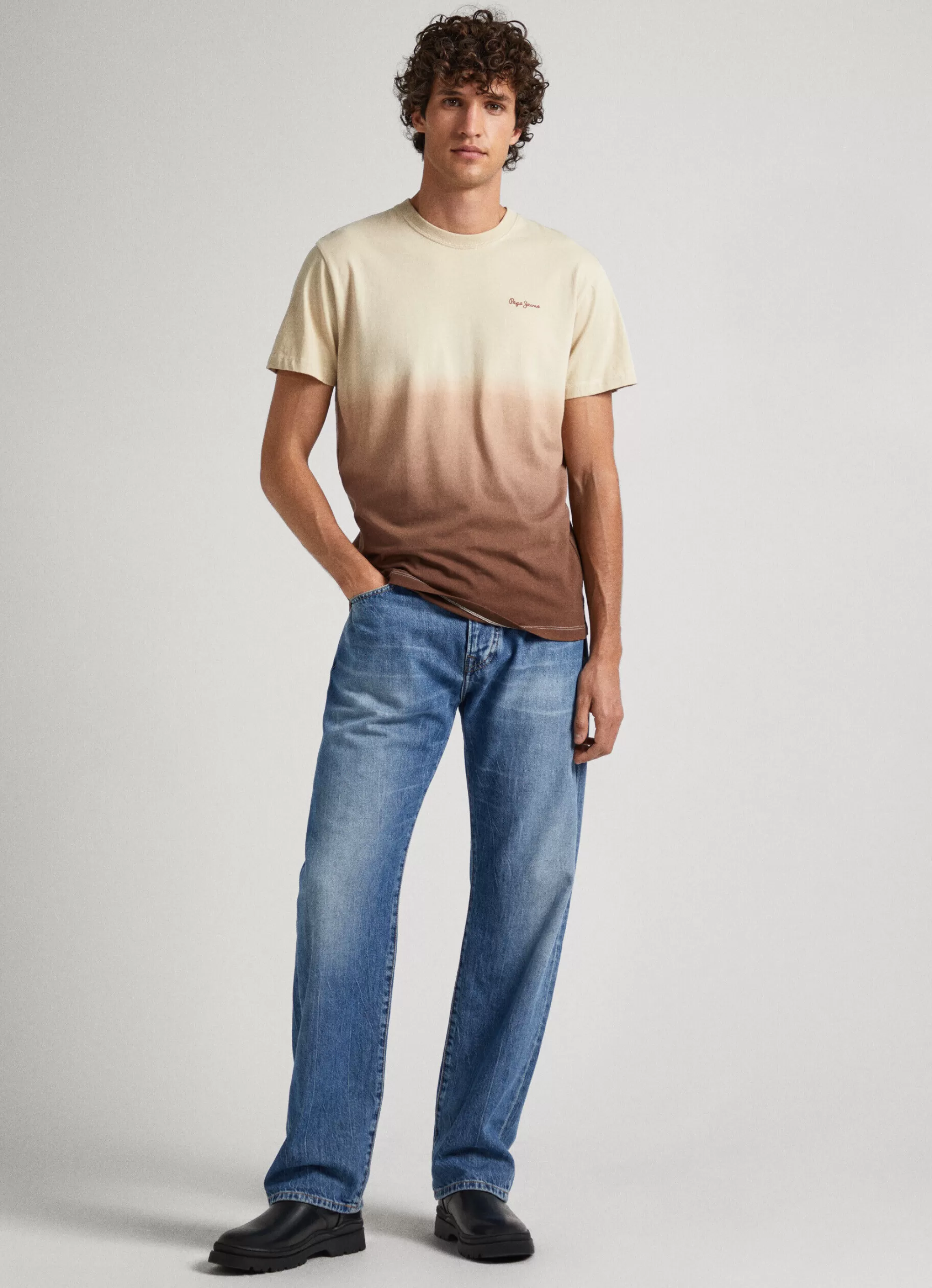 Homem Pepe Jeans T-Shirts>T-Shirt Deep Dye