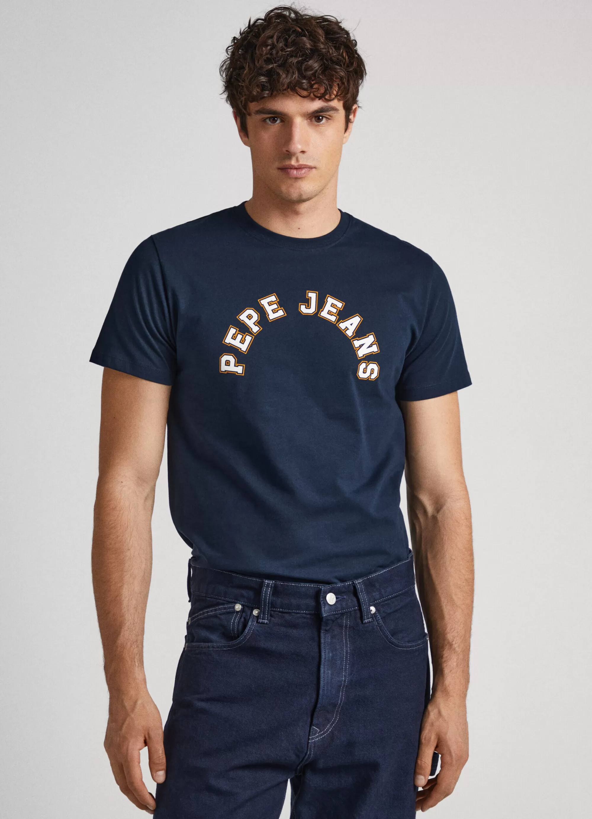 Homem Pepe Jeans T-Shirts>T-Shirt Logo Estampado