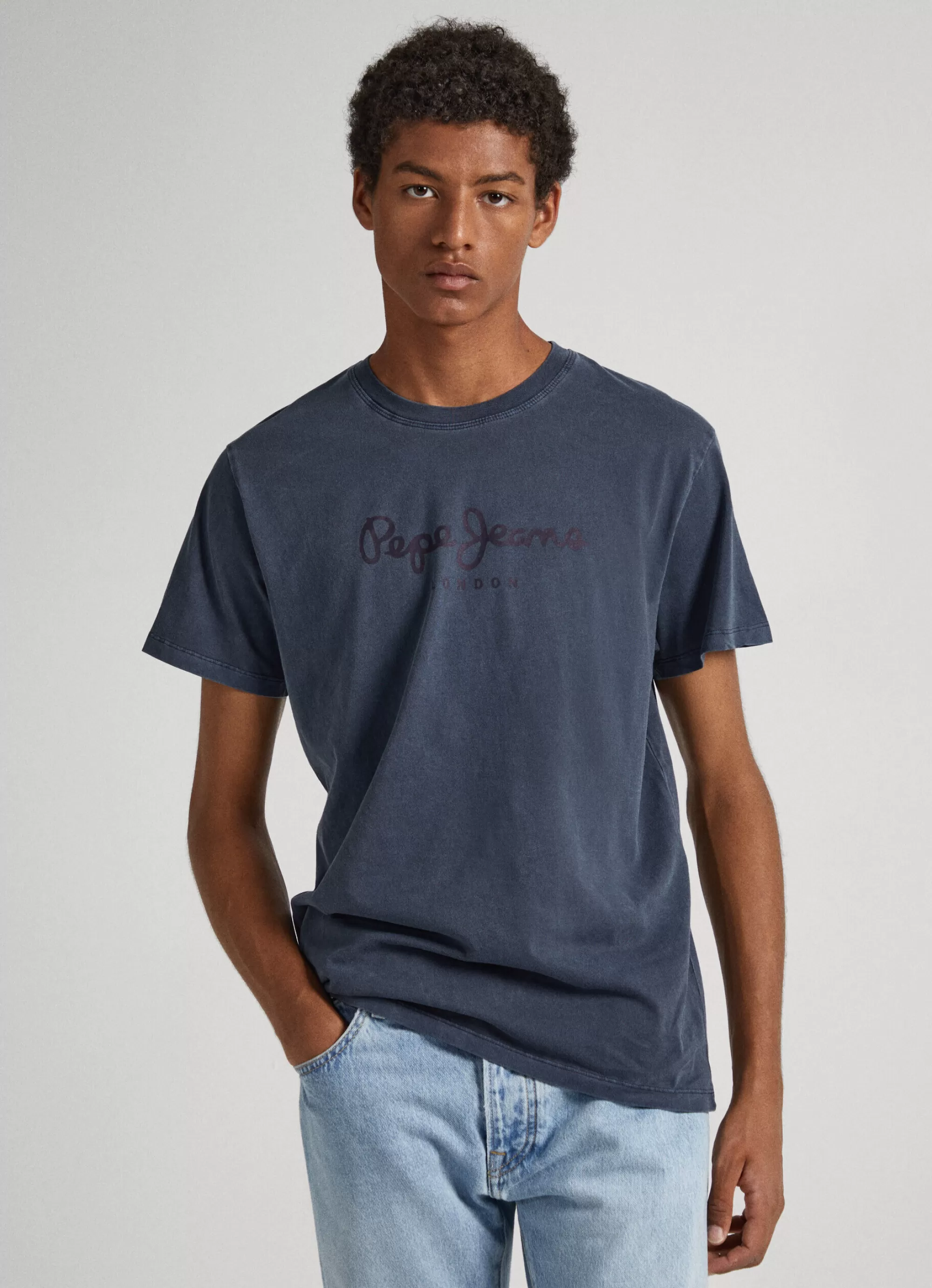 Homem Pepe Jeans T-Shirts>T-Shirt Logo Estampado