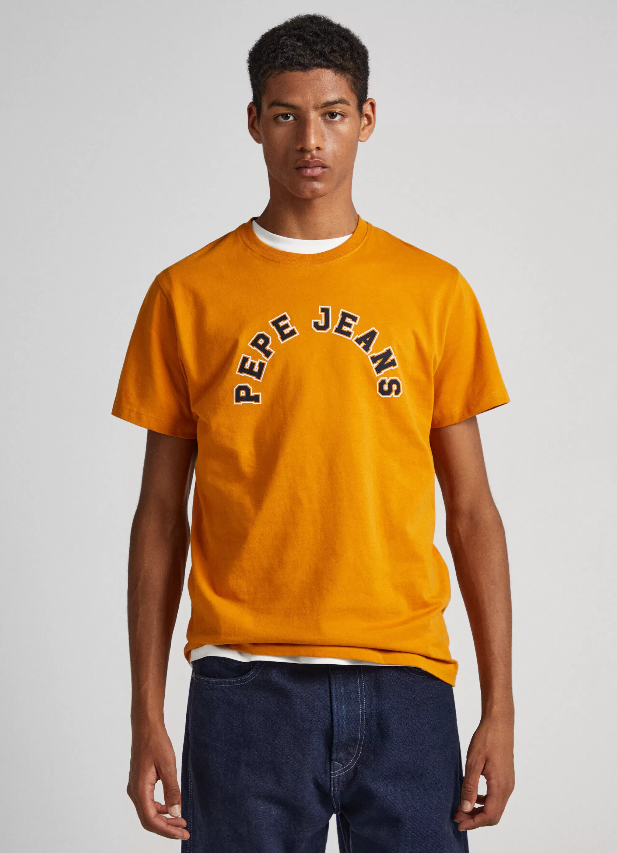 Homem Pepe Jeans T-Shirts>T-Shirt Logo Estampado