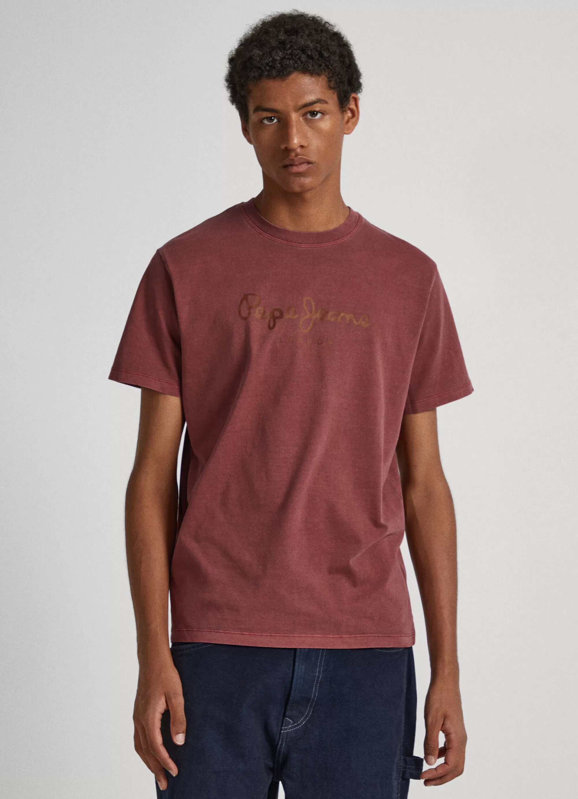 Homem Pepe Jeans T-Shirts>T-Shirt Logo Estampado