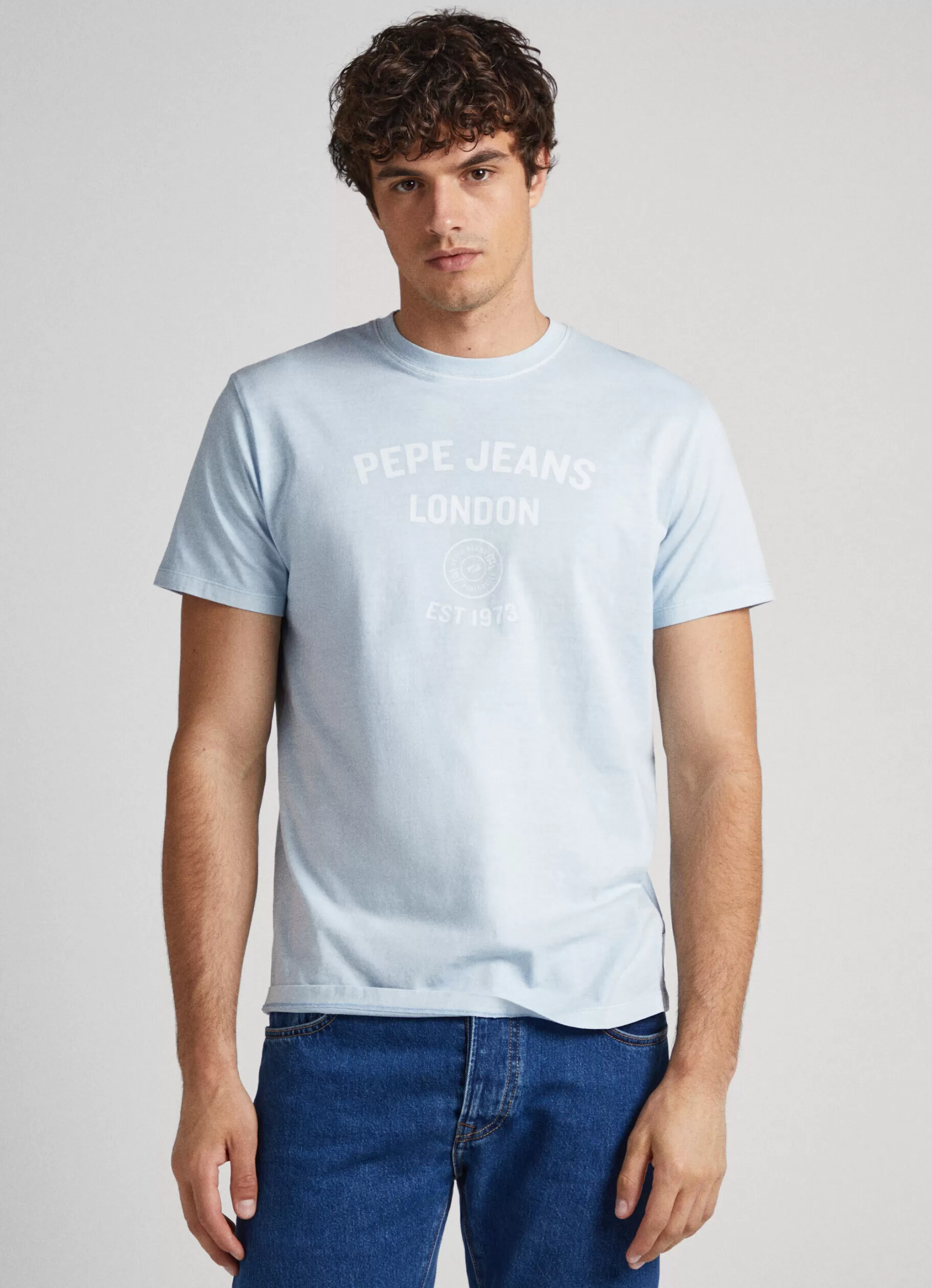 Homem Pepe Jeans T-Shirts>T-Shirt Logo Estampado