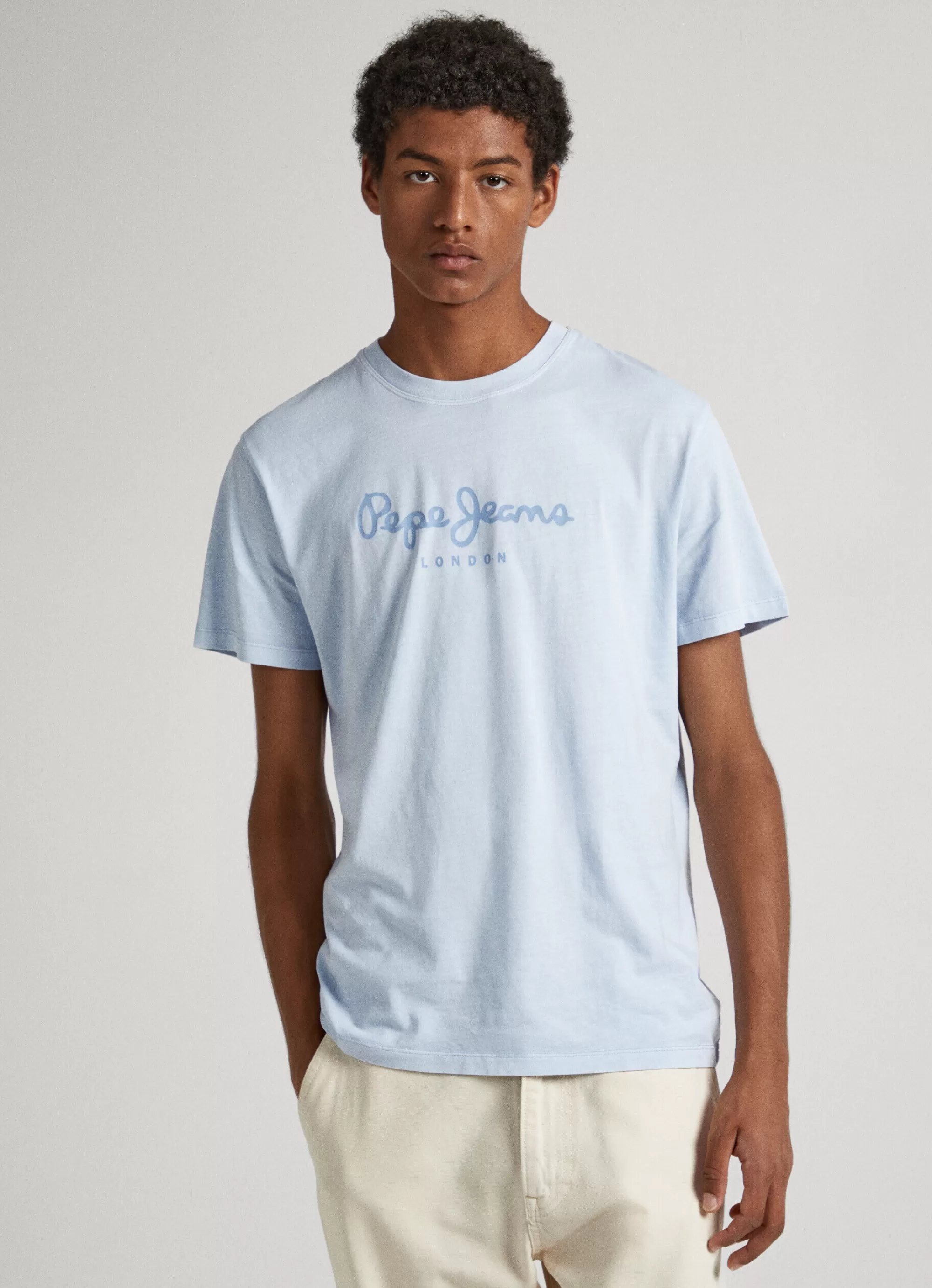 Homem Pepe Jeans T-Shirts>T-Shirt Logo Estampado