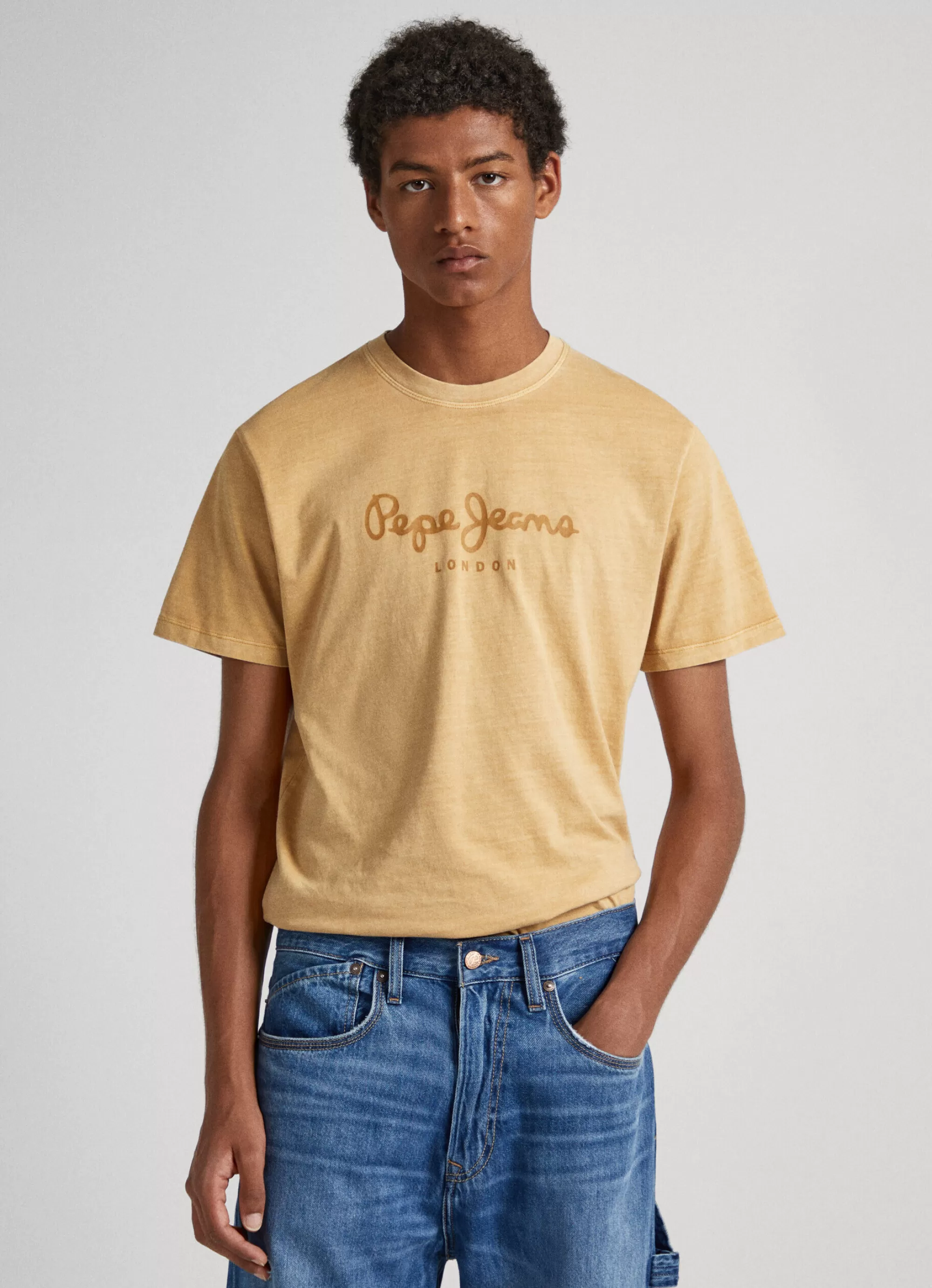 Homem Pepe Jeans T-Shirts>T-Shirt Logo Estampado