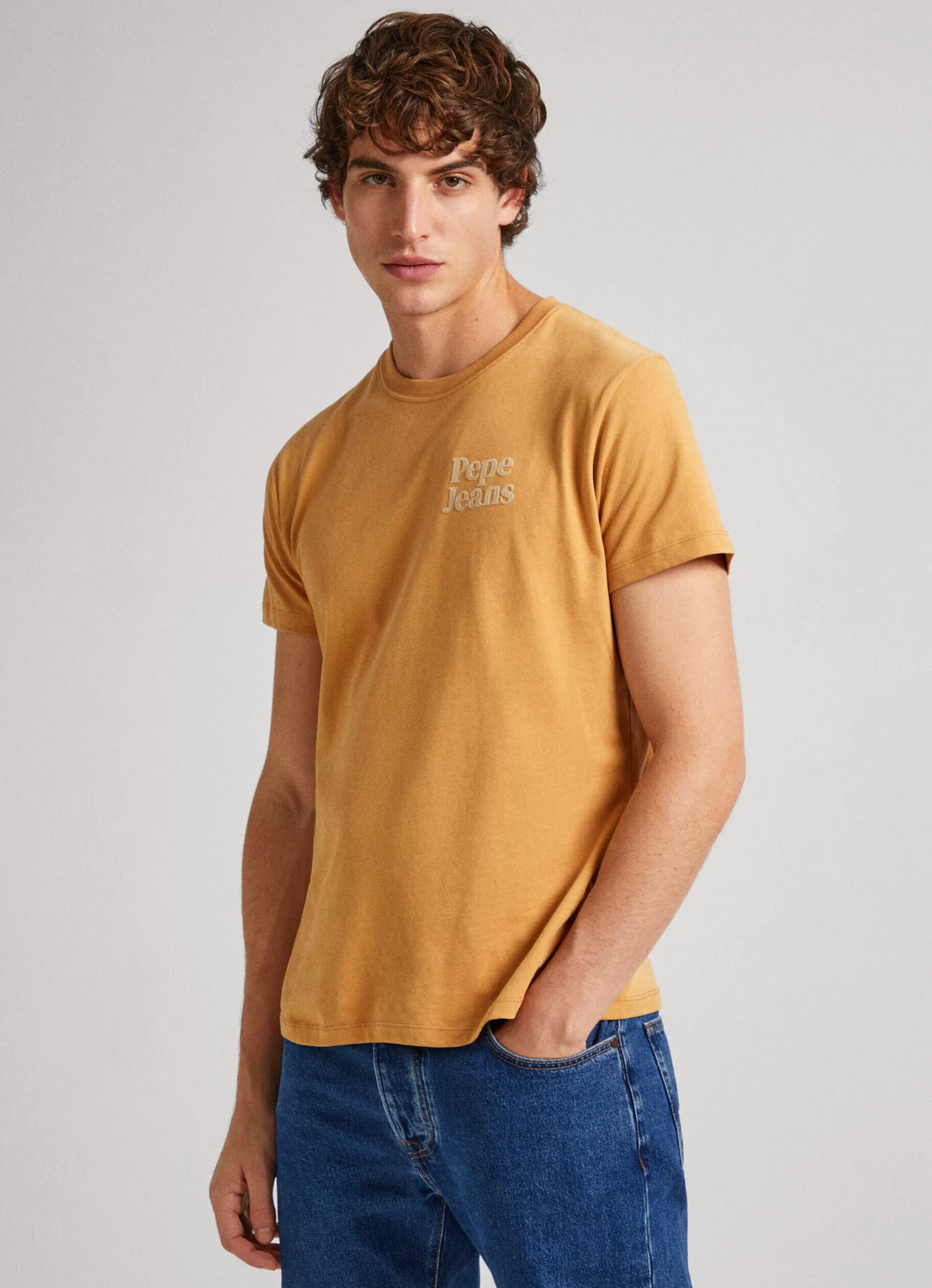 Homem Pepe Jeans T-Shirts>T-Shirt Logo Estampado