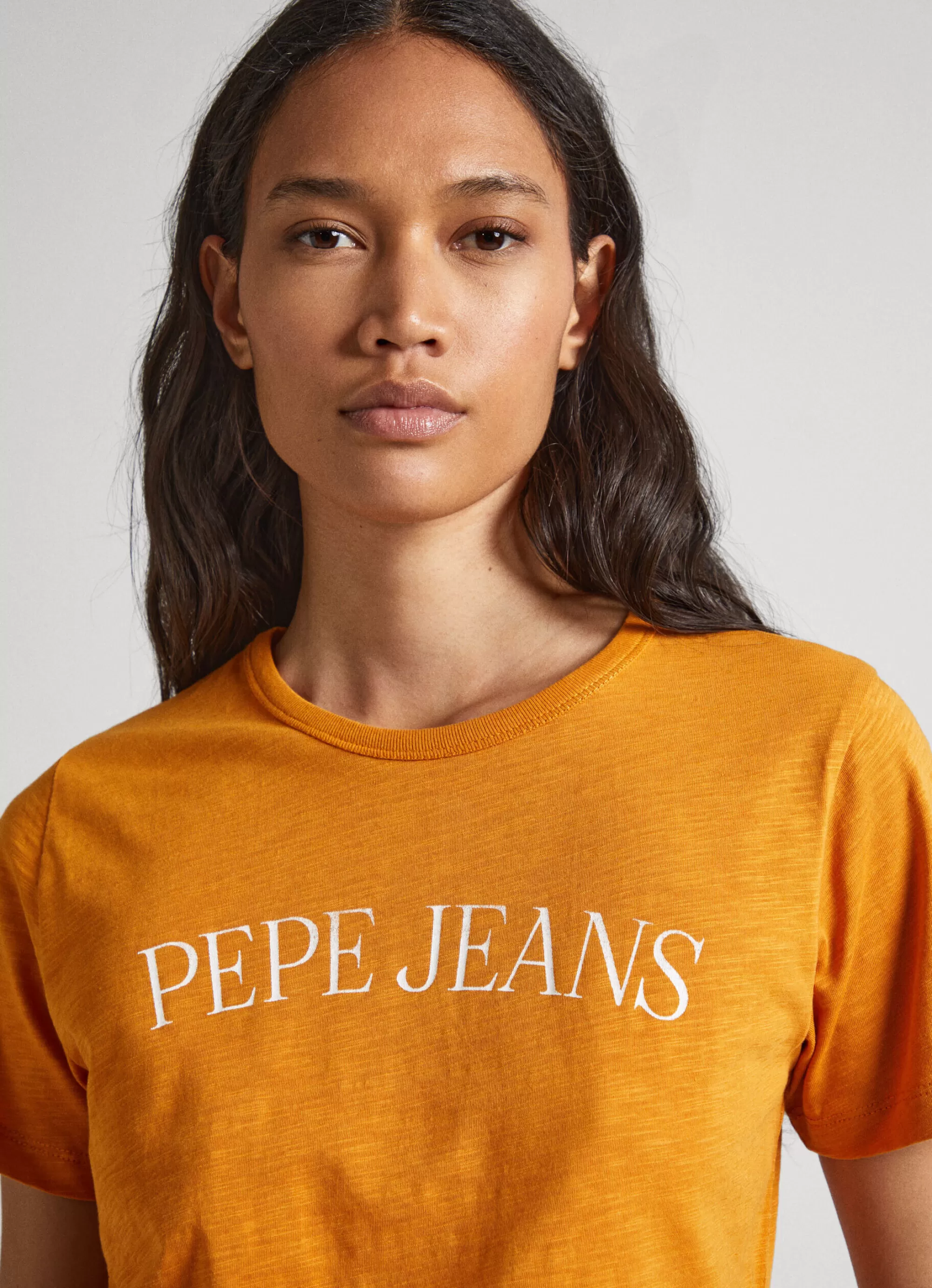 Mulher Pepe Jeans T-Shirts>T-Shirt Logo Estampado
