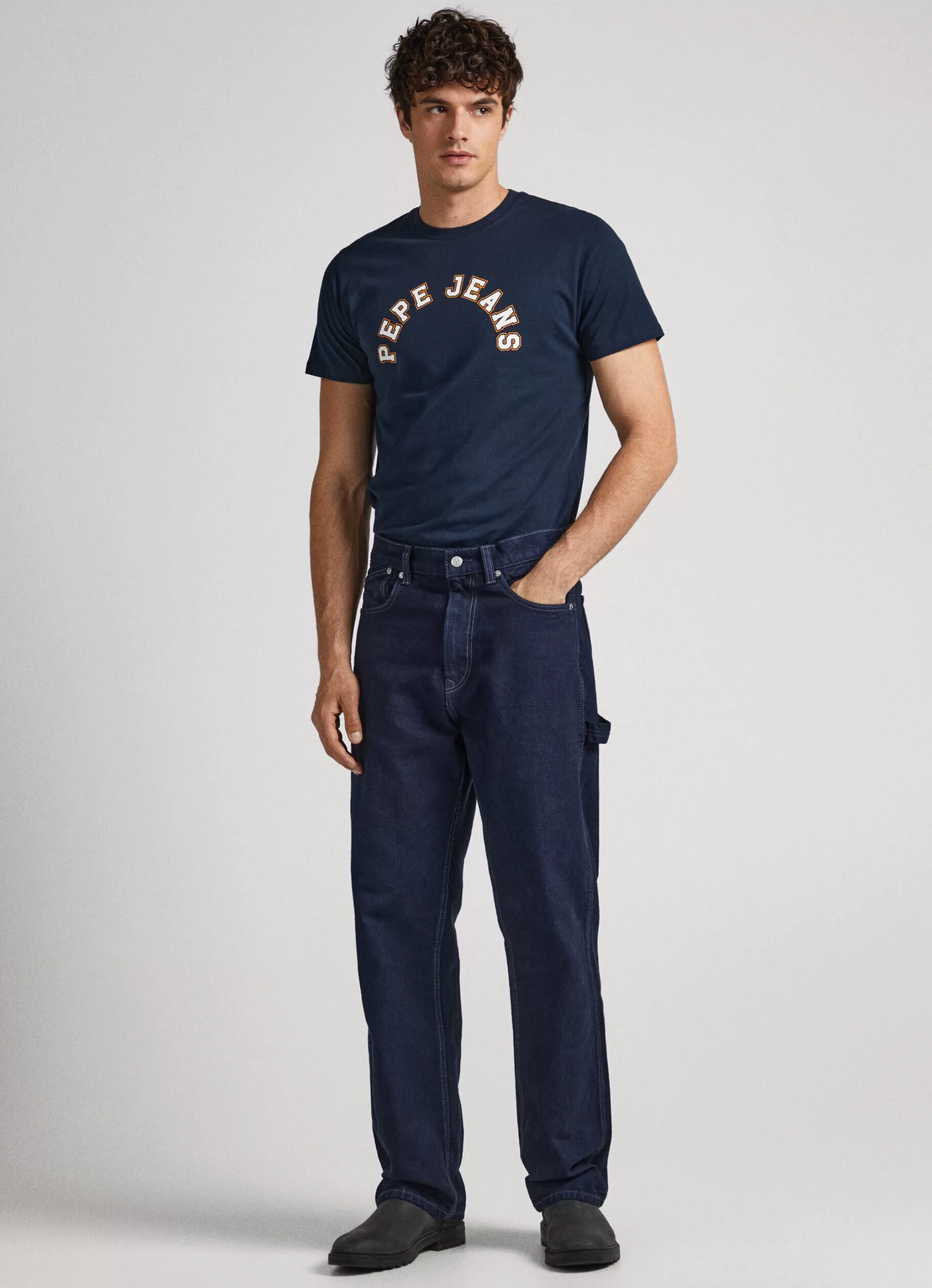 Homem Pepe Jeans T-Shirts>T-Shirt Logo Estampado