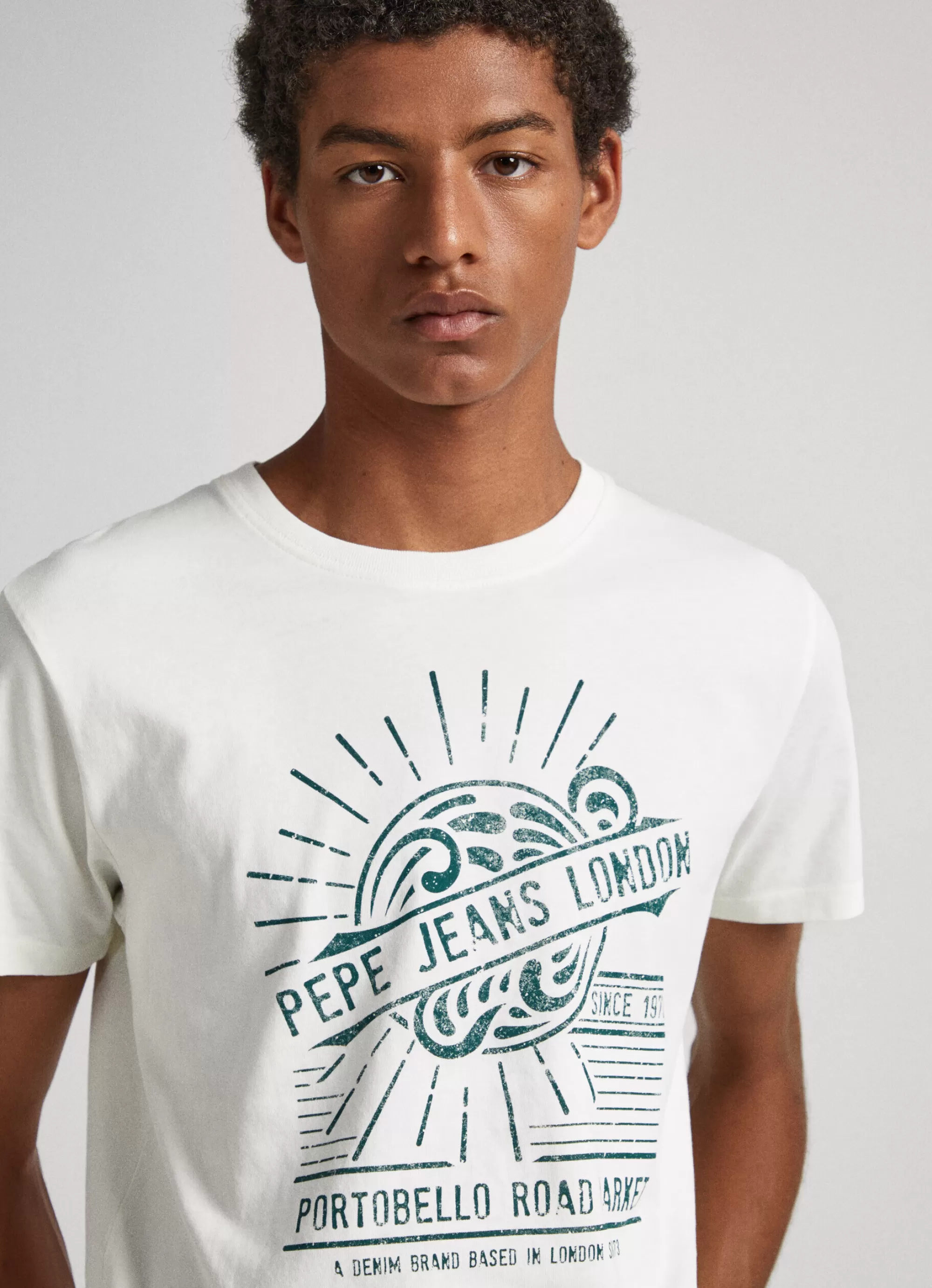 Homem Pepe Jeans T-Shirts>T-Shirt Logo Estampado