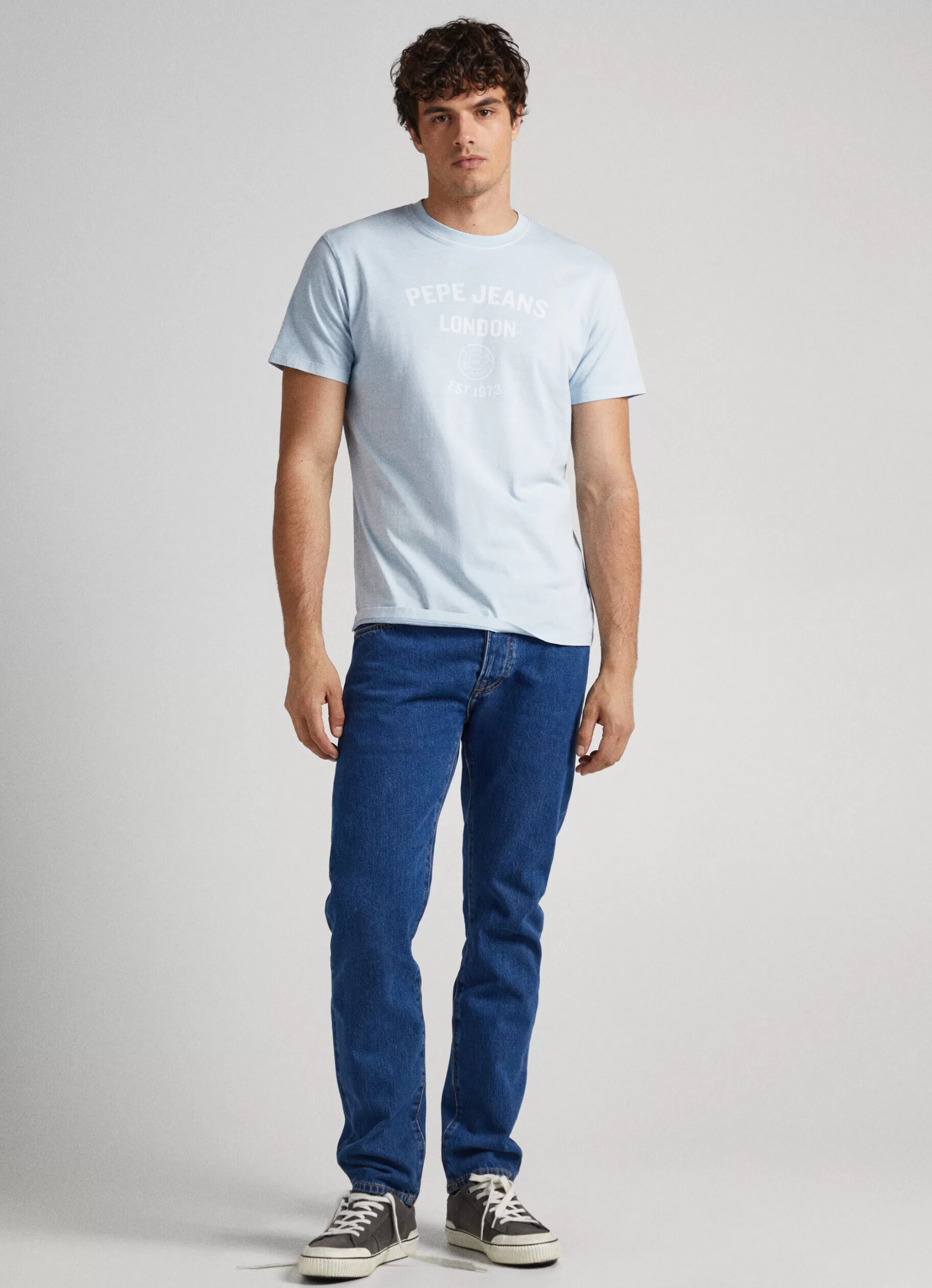 Homem Pepe Jeans T-Shirts>T-Shirt Logo Estampado