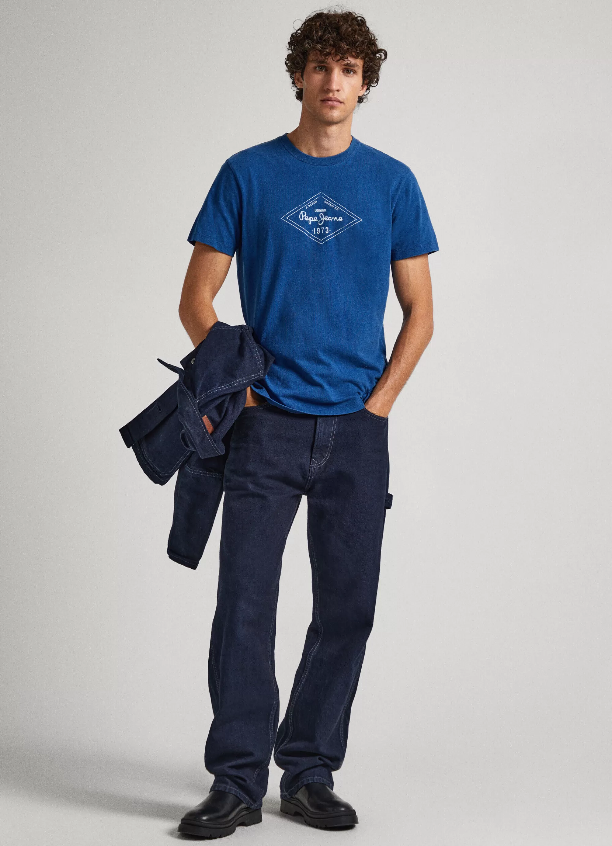 Homem Pepe Jeans T-Shirts>T-Shirt Logo Estampado